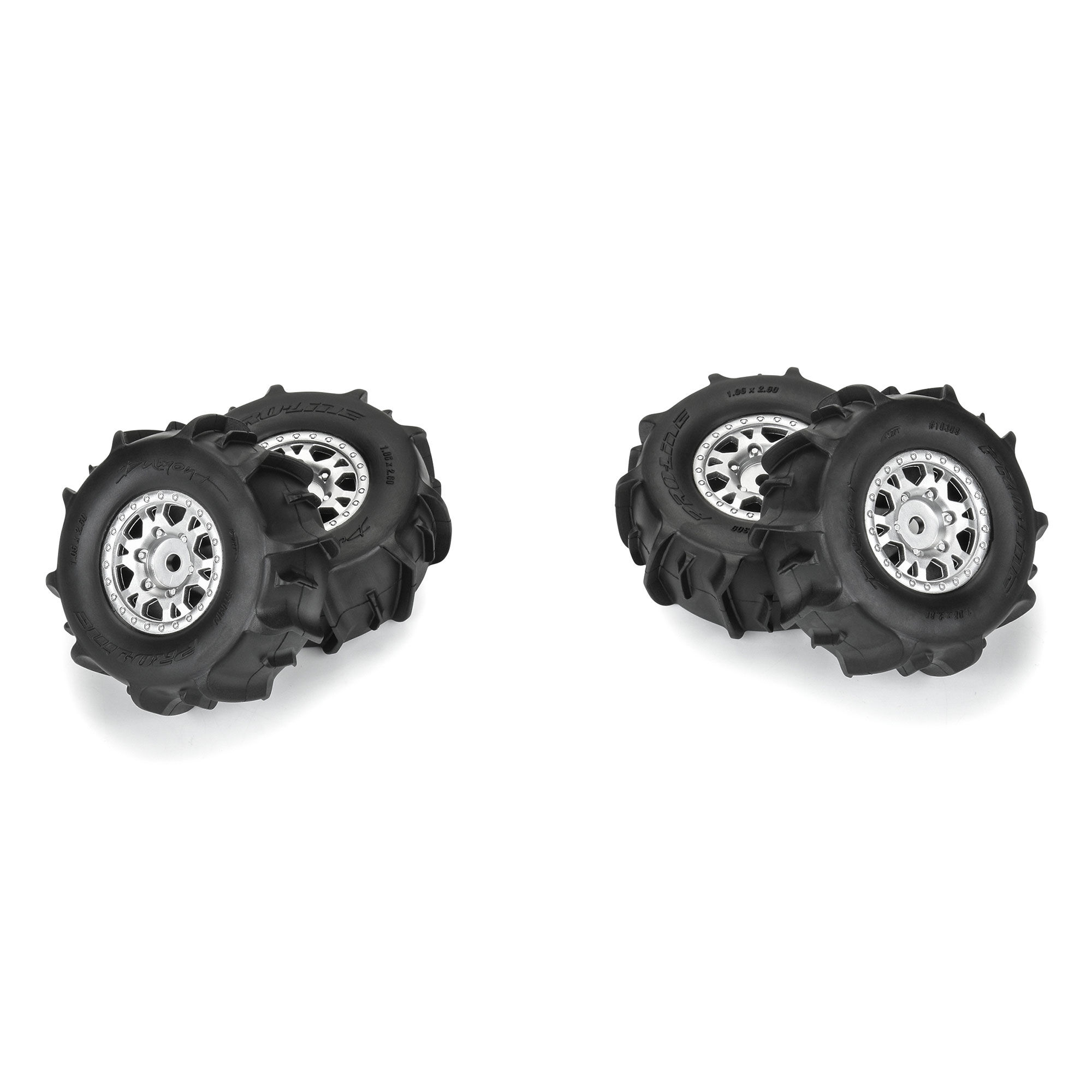 1/16 Dumont F/R Tires MTD 12mm Black Impulse (4): Mojave GRO-3