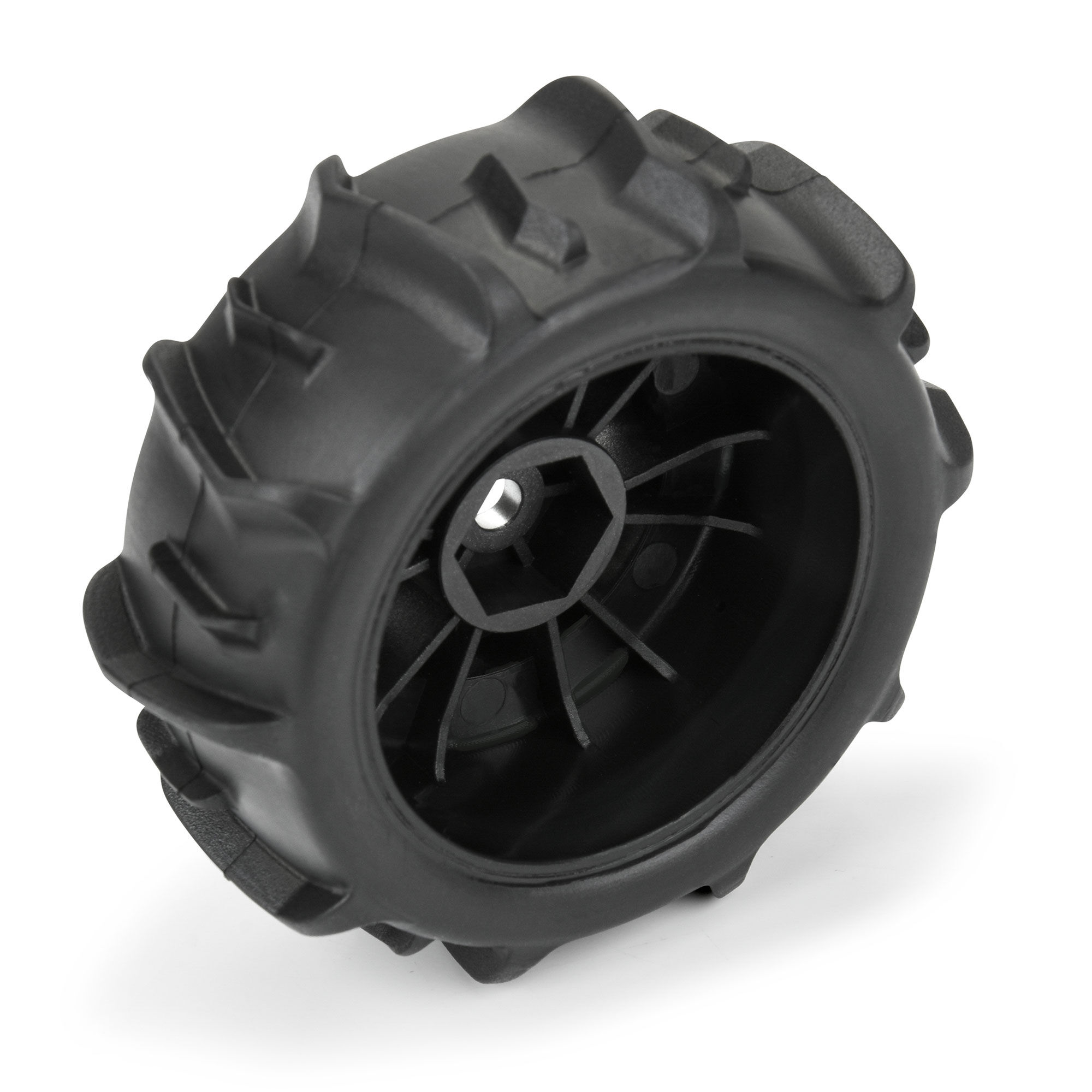 1/16 Dumont F/R Tires MTD 12mm Black Impulse (4): Mojave GRO-4