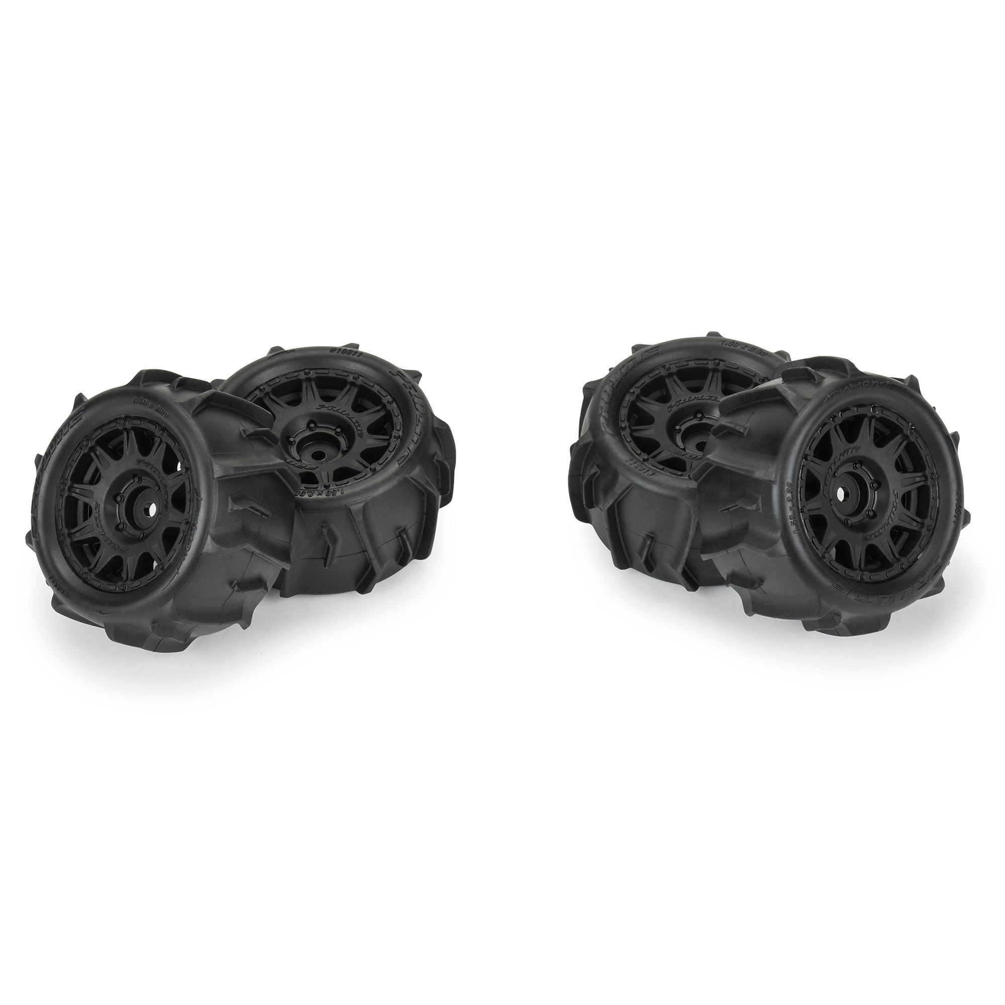 1/18 Dumont F/R Tires MTD 12mm Black Raid (4): Granite GROM-3