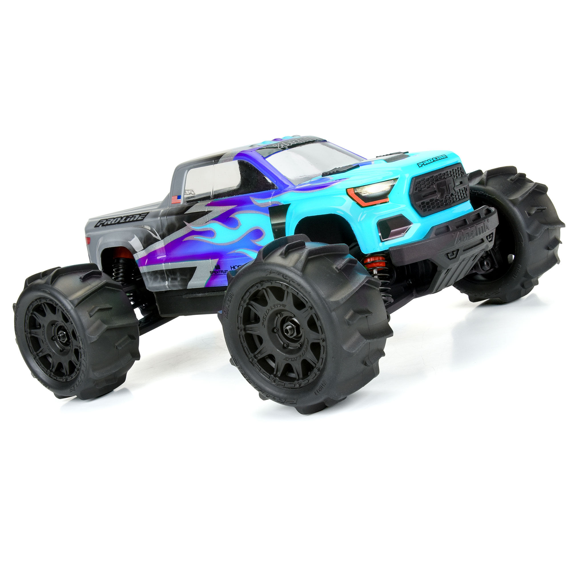 1/18 Dumont F/R Tires MTD 12mm Black Raid (4): Granite GROM-6