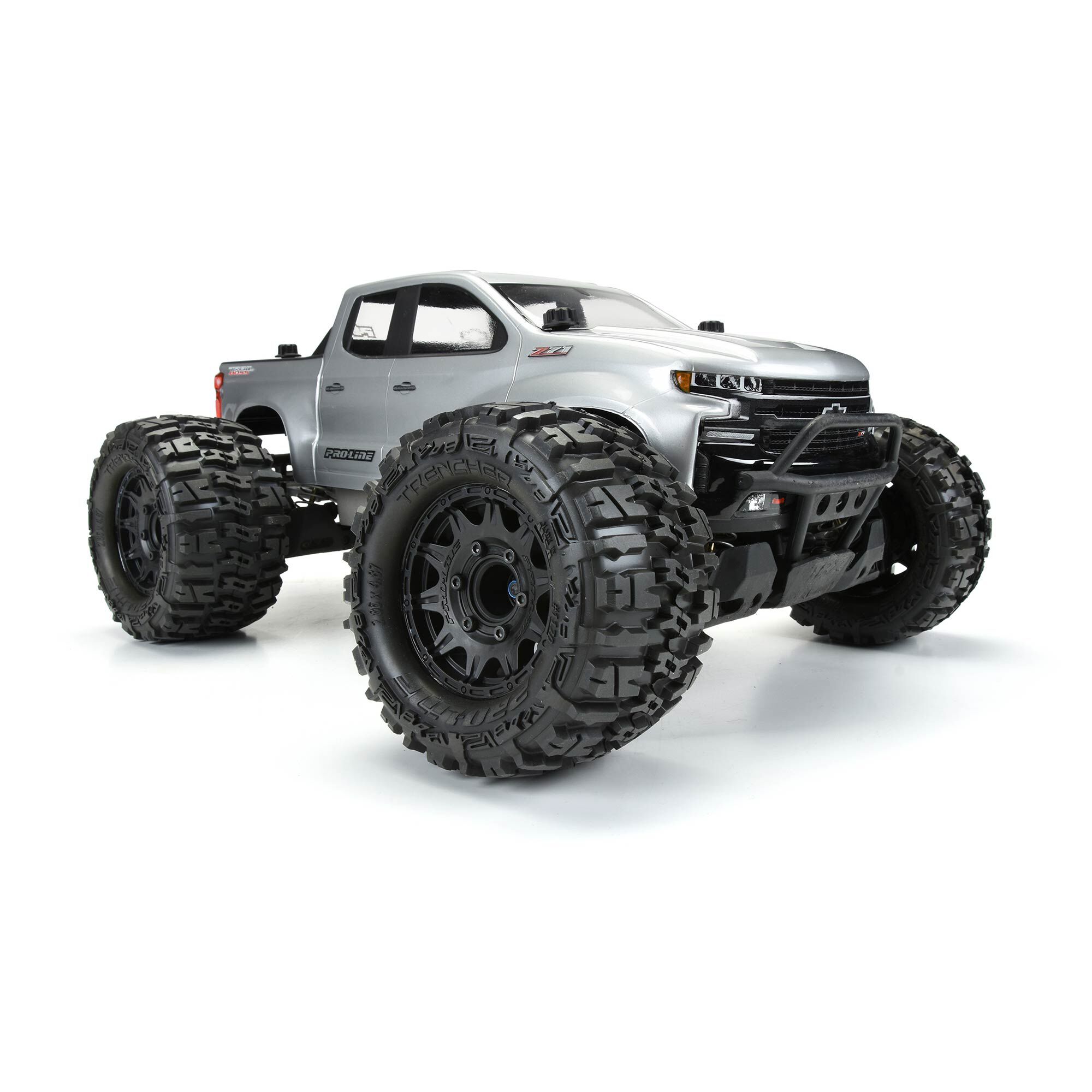 1/10 Trencher Front/Rear 2.8" MT Tires Mounted 12mm Blk Raid-4