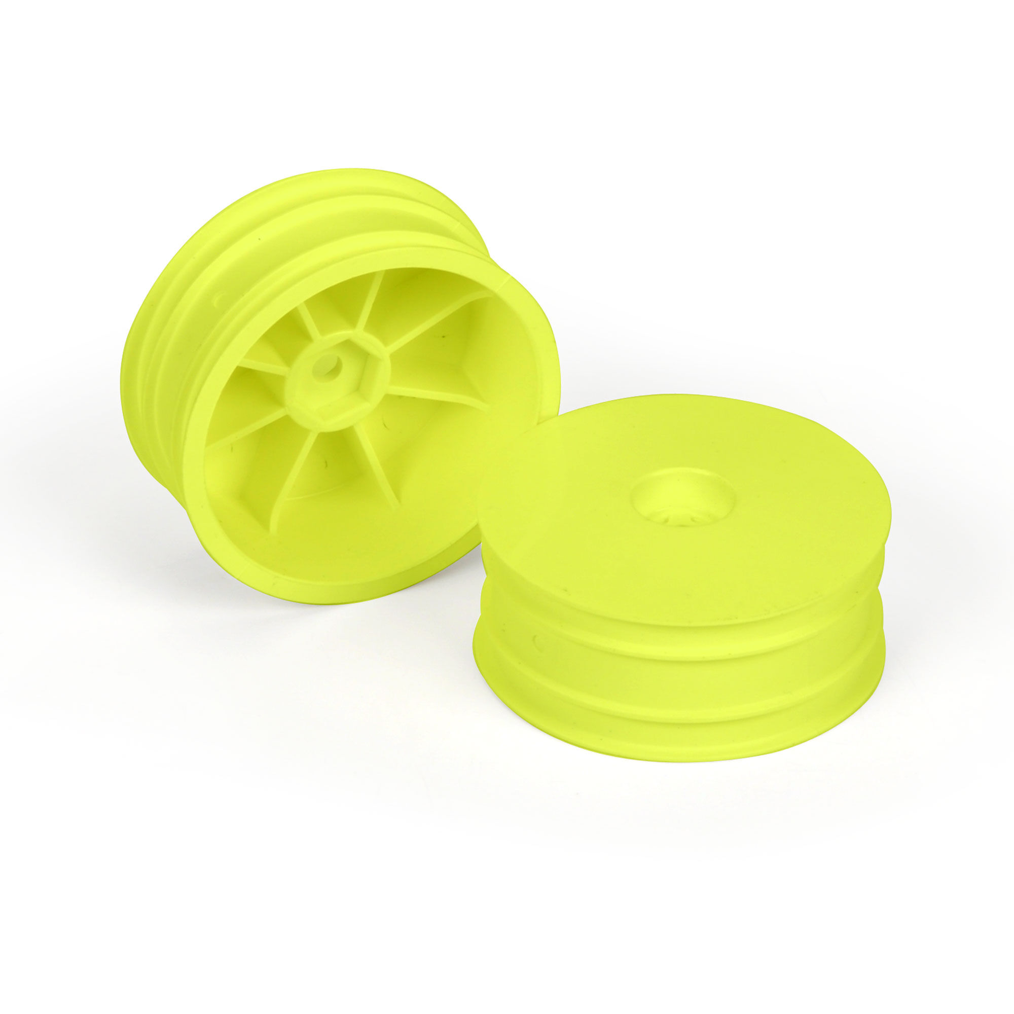 1/10 Velocity 2WD Front 2.2" 12mm Buggy Wheels (2) Yellow-2