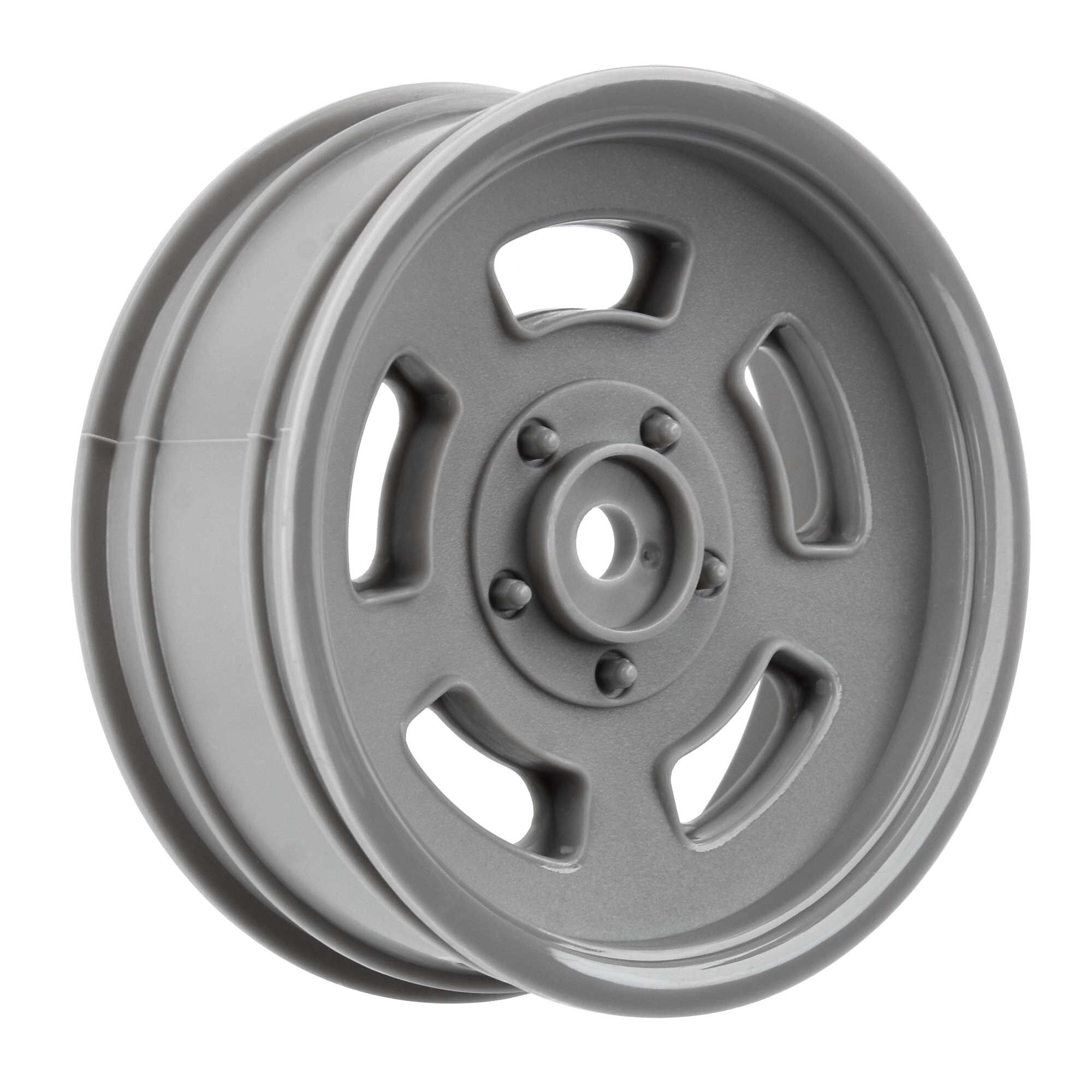 1/10 Slot Mag Drag Spec Front 2.2" 12mm Drag Wheels (2) Gray-2