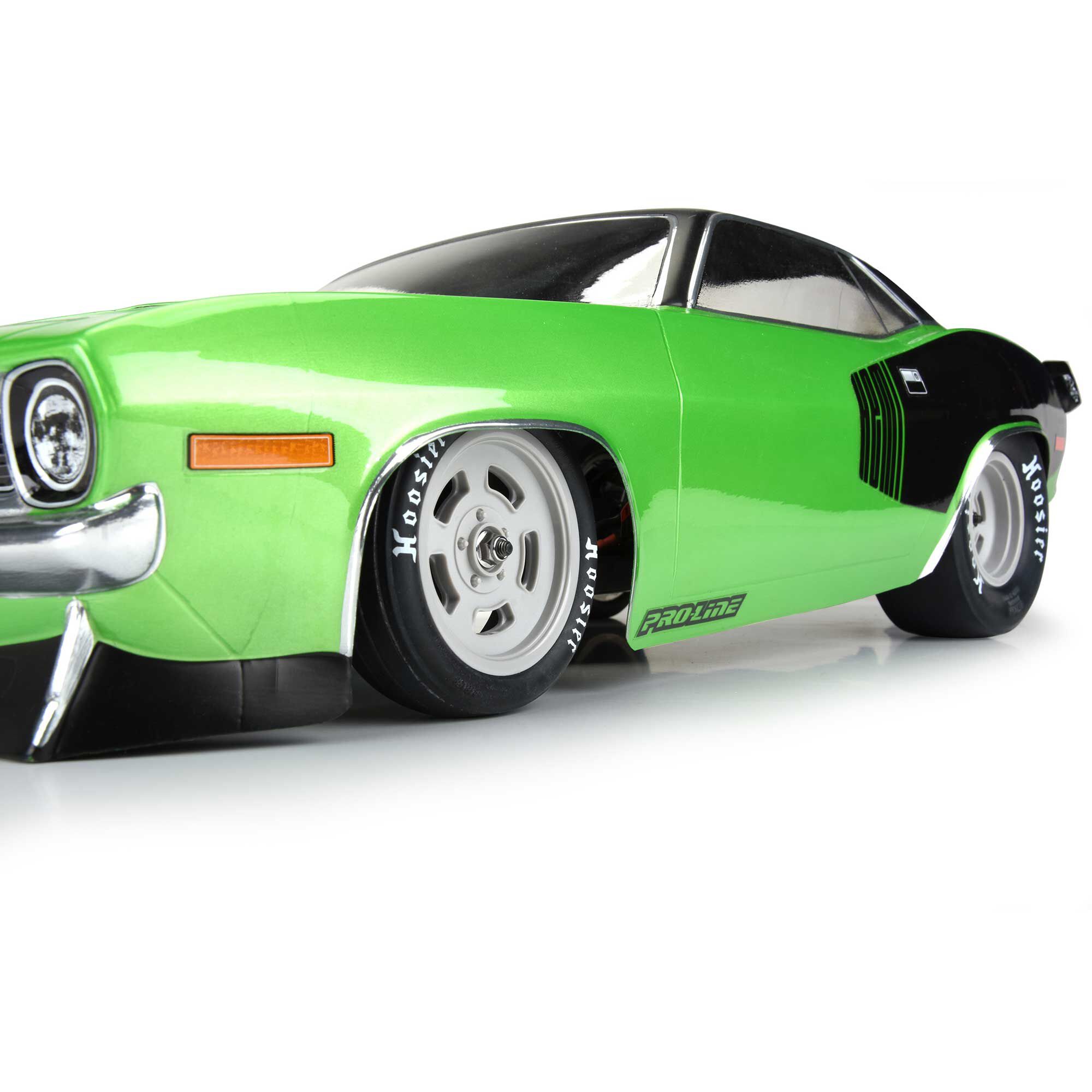 1/10 Slot Mag Drag Spec Front 2.2" 12mm Drag Wheels (2) Gray-5