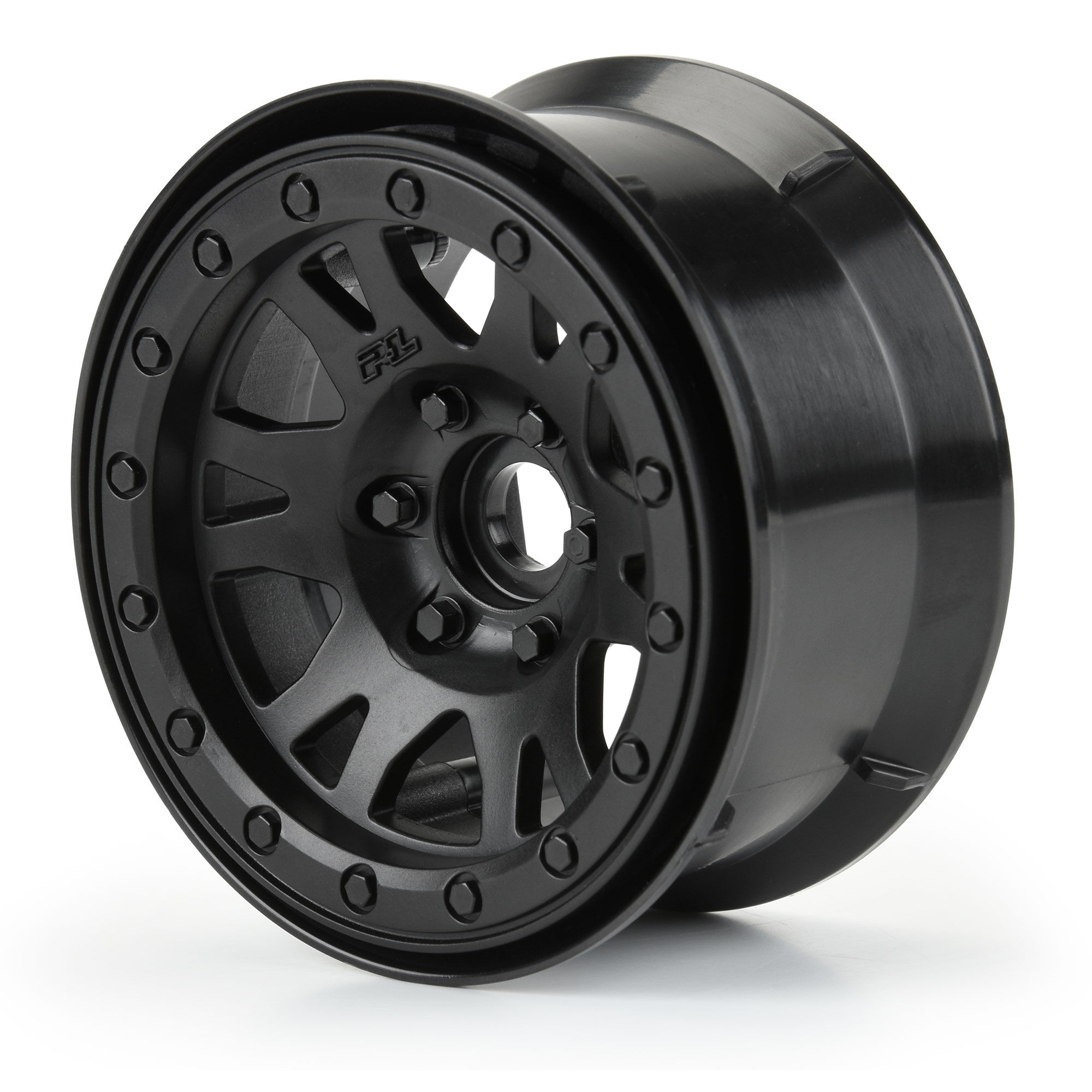 1/10 Impulse F/R 2.2" 12mm Crawler Wheels (2) Black-2