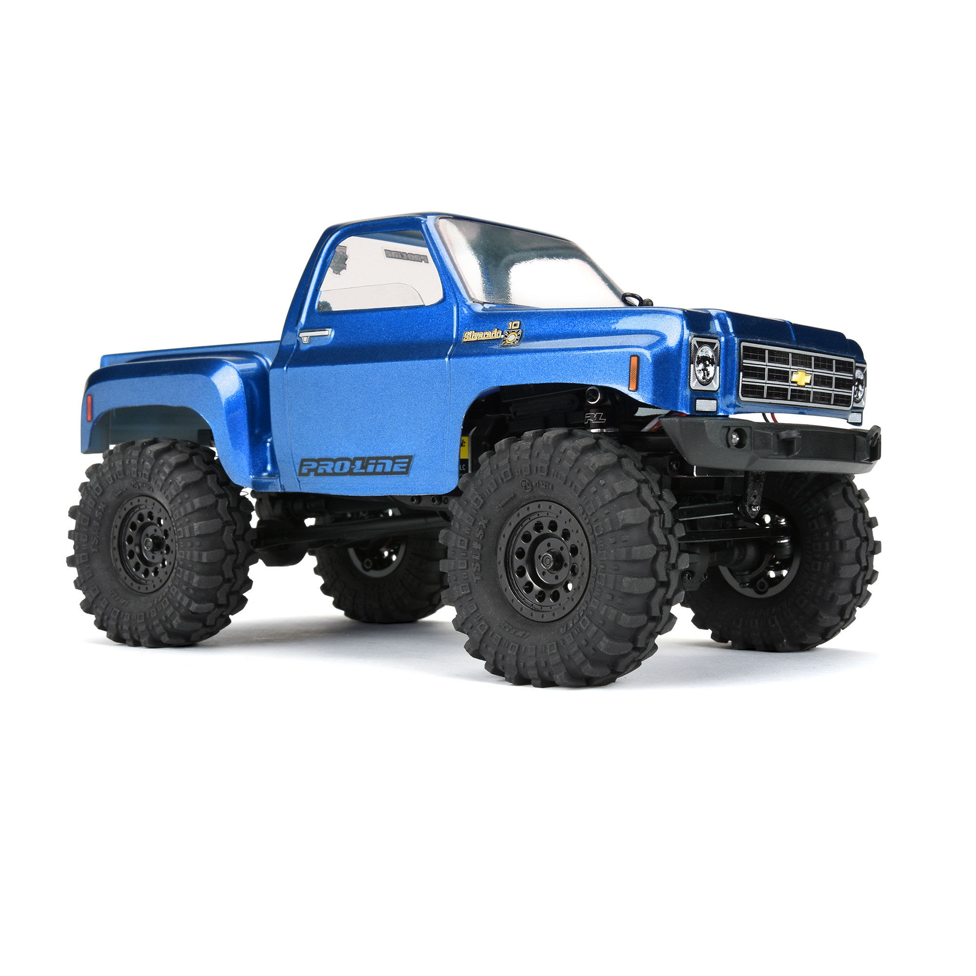 1/24 Rock Shooter Brass F/R 1.0" 7mm Crawler Wheels (2) Blac-5