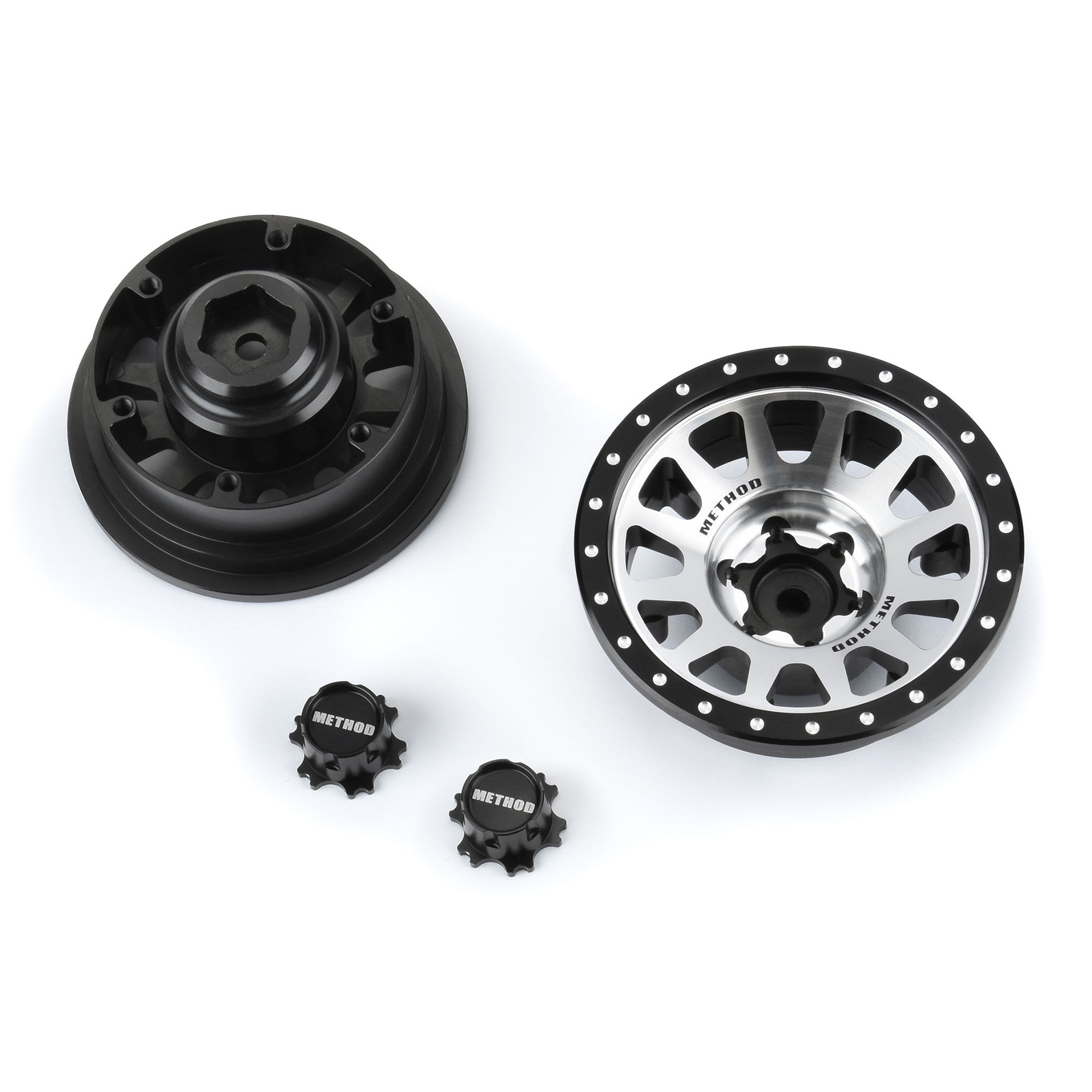 1/6 Method 305 Alum F/R 2.9" +2 Offset SCX6 Wheel Faces (2)-3