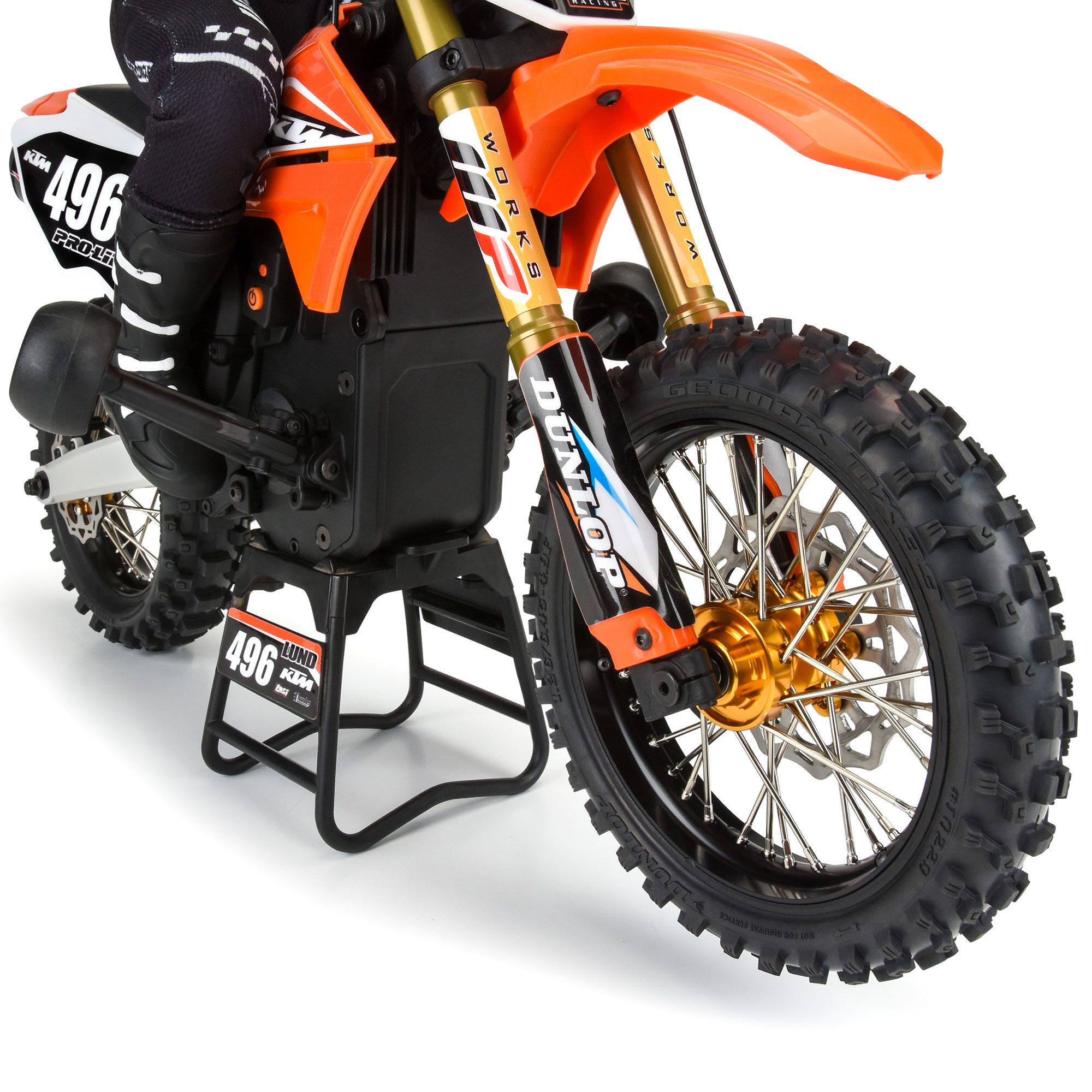 1/4 Pro-Spec Aluminum V2 Bead Front Wheel Black/Gold (1): Pr-5