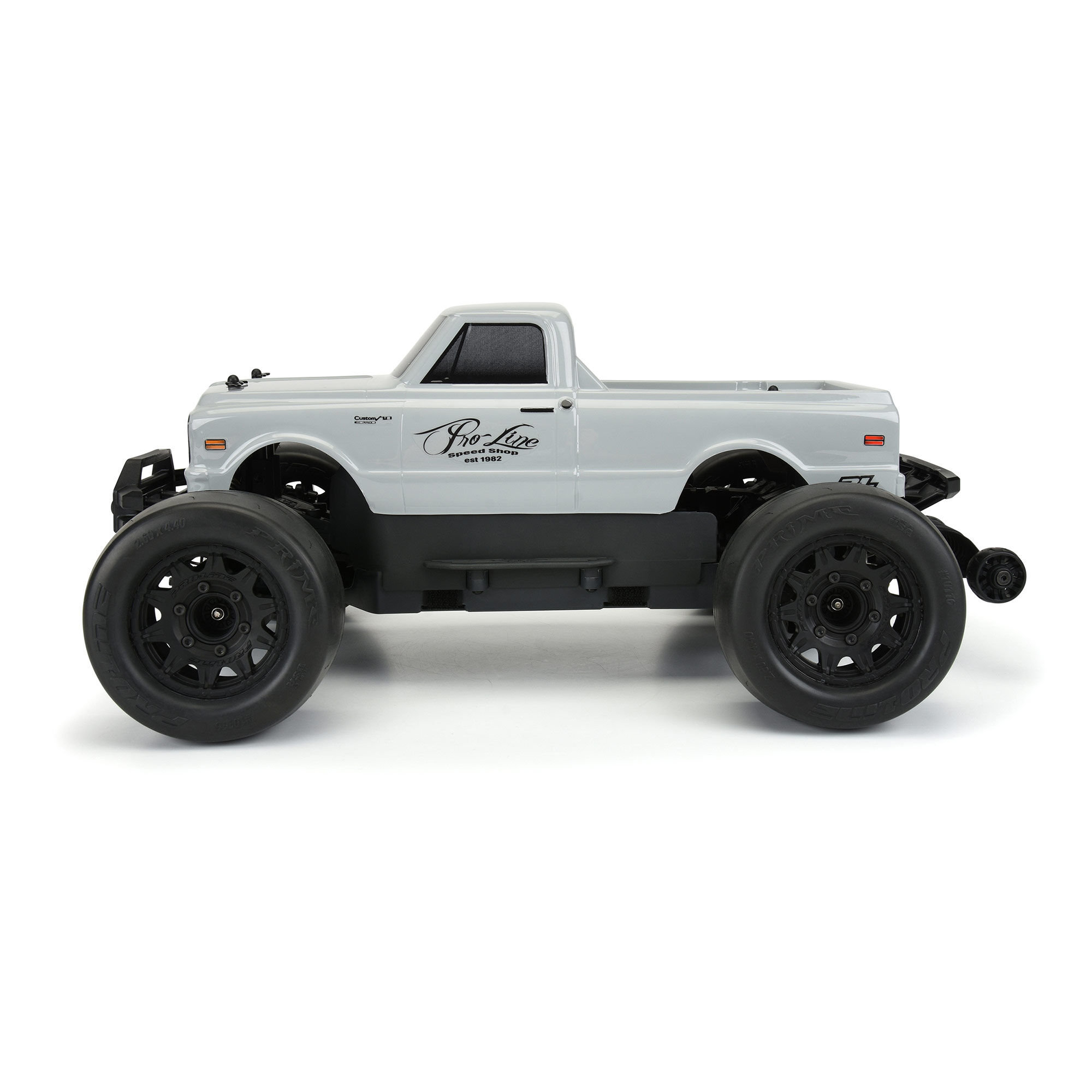 1/10 1972 Chevy C-10 Tough-Color Gray Body: Stampede & Grani-4