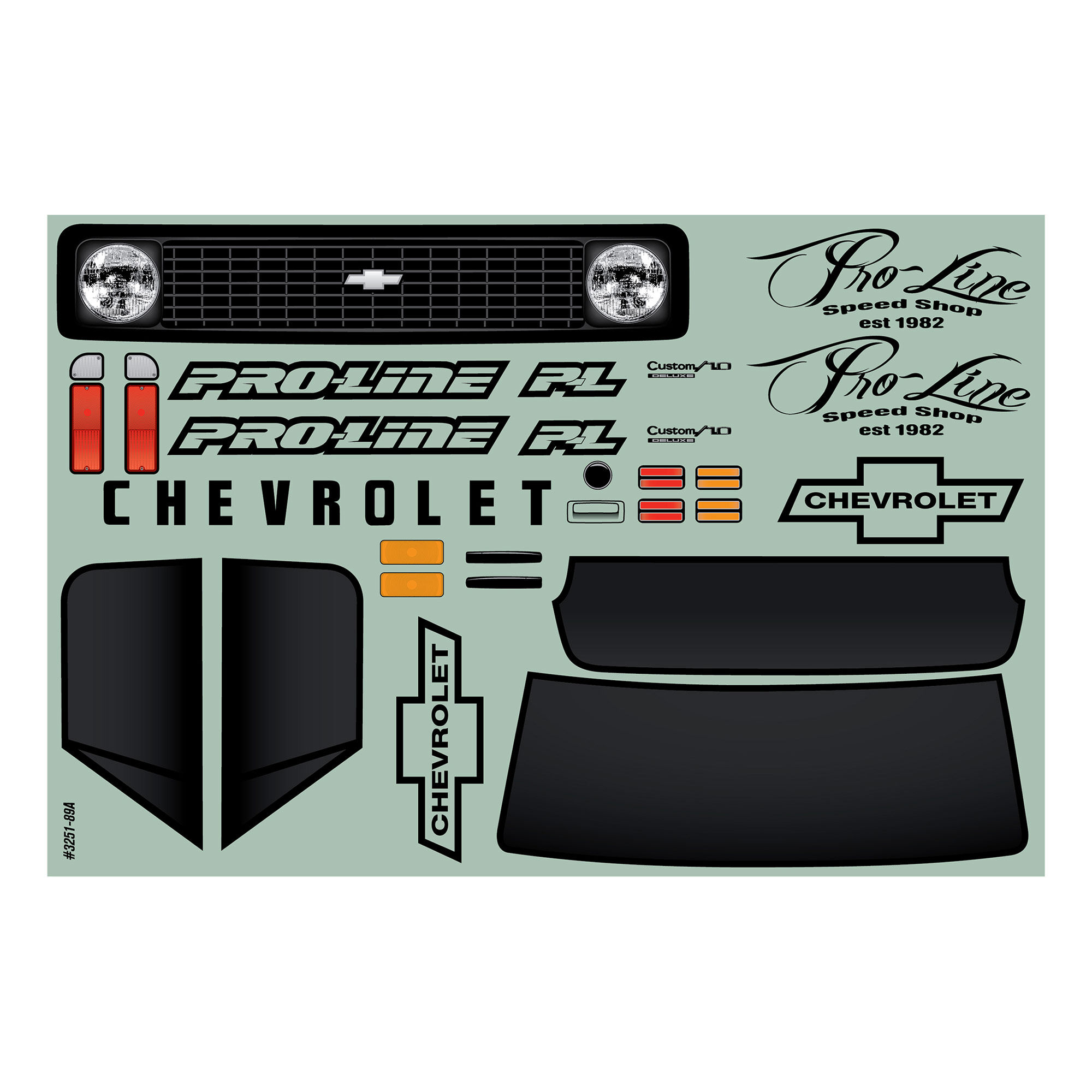 1/10 1972 Chevy C-10 Tough-Color Gray Body: Stampede & Grani-8