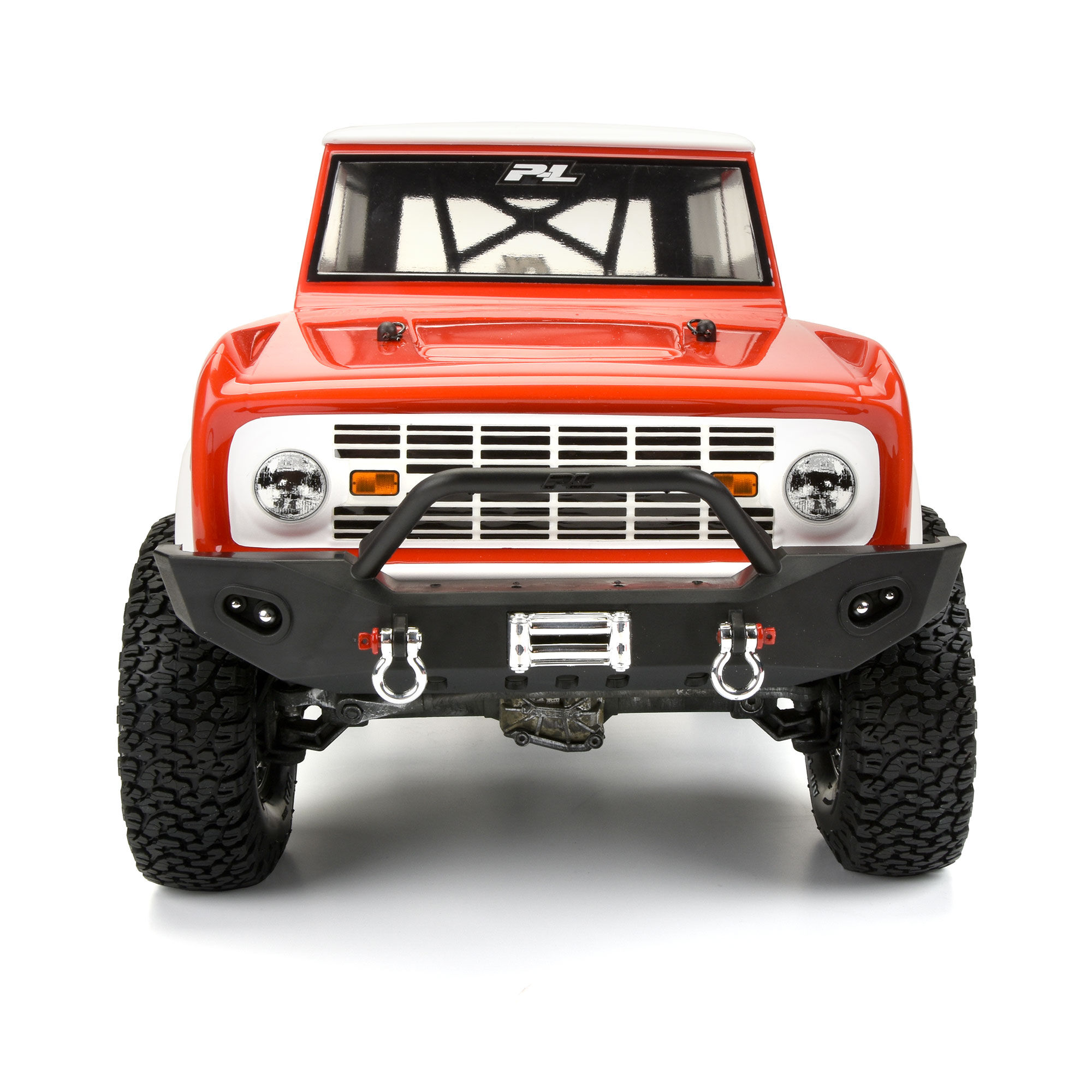 1/10 1973 Ford Bronco Clear Body 12" (305mm) Wheelbase Crawl-6