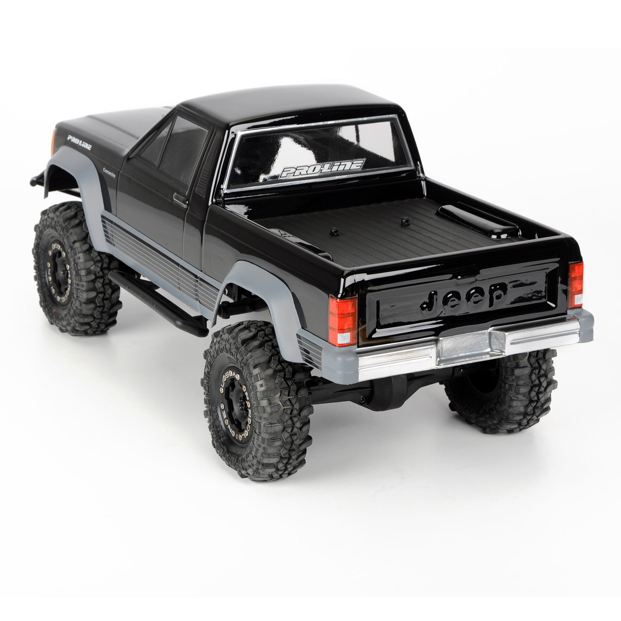 1/10 Jeep Comanche Full Bed Clear Body 12.3" (313mm) WB Crwl-5