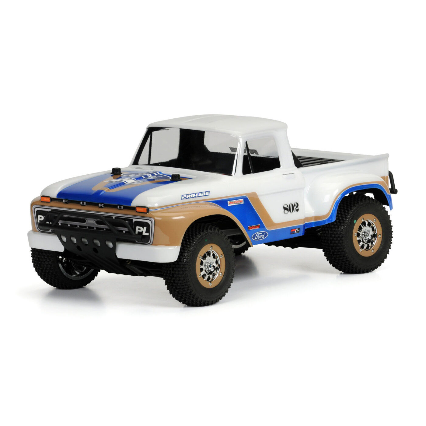 1/10 1966 Ford F-100 Clear Body: Short Course-4