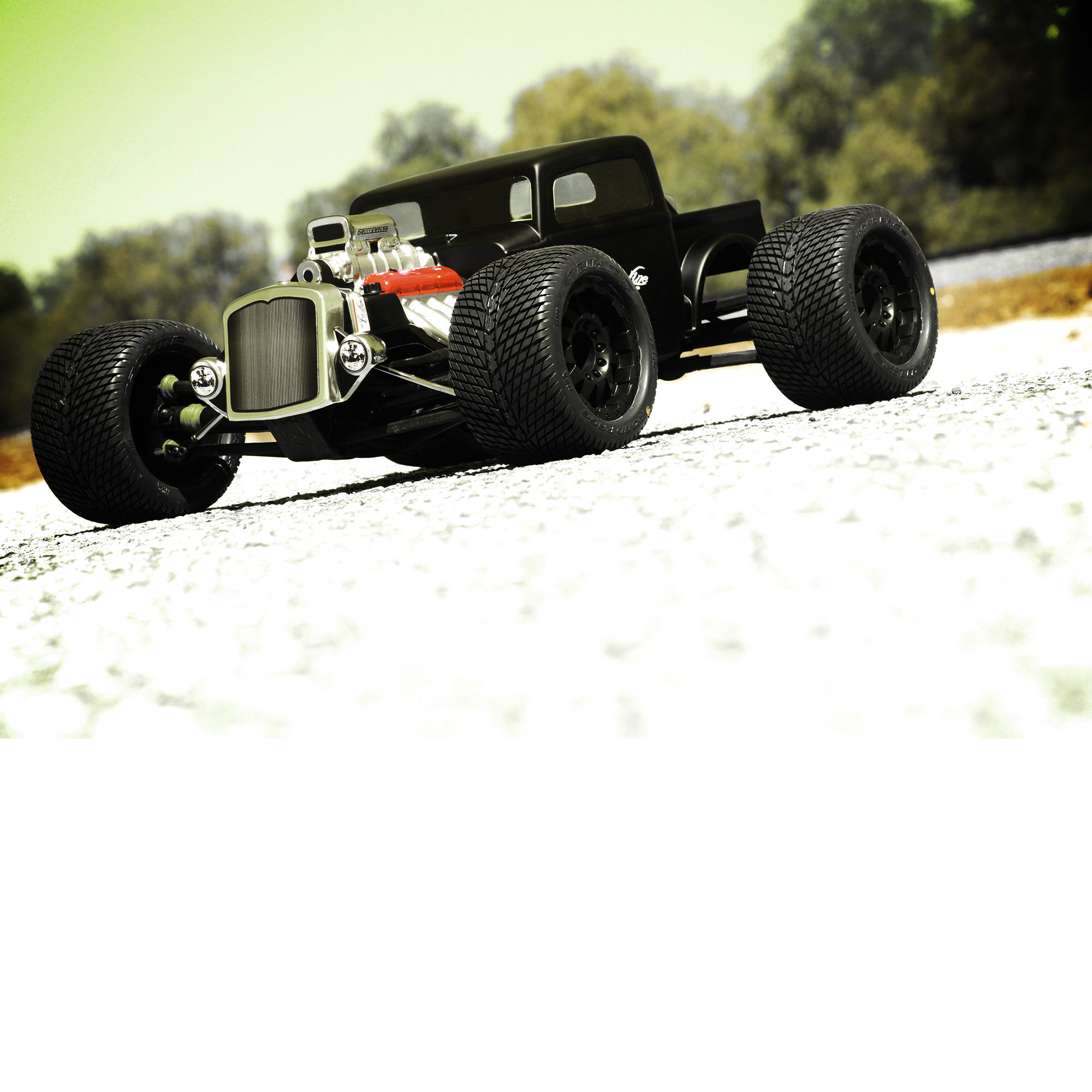 1/8 Rat Rod Clear Body: Monster Truck-10