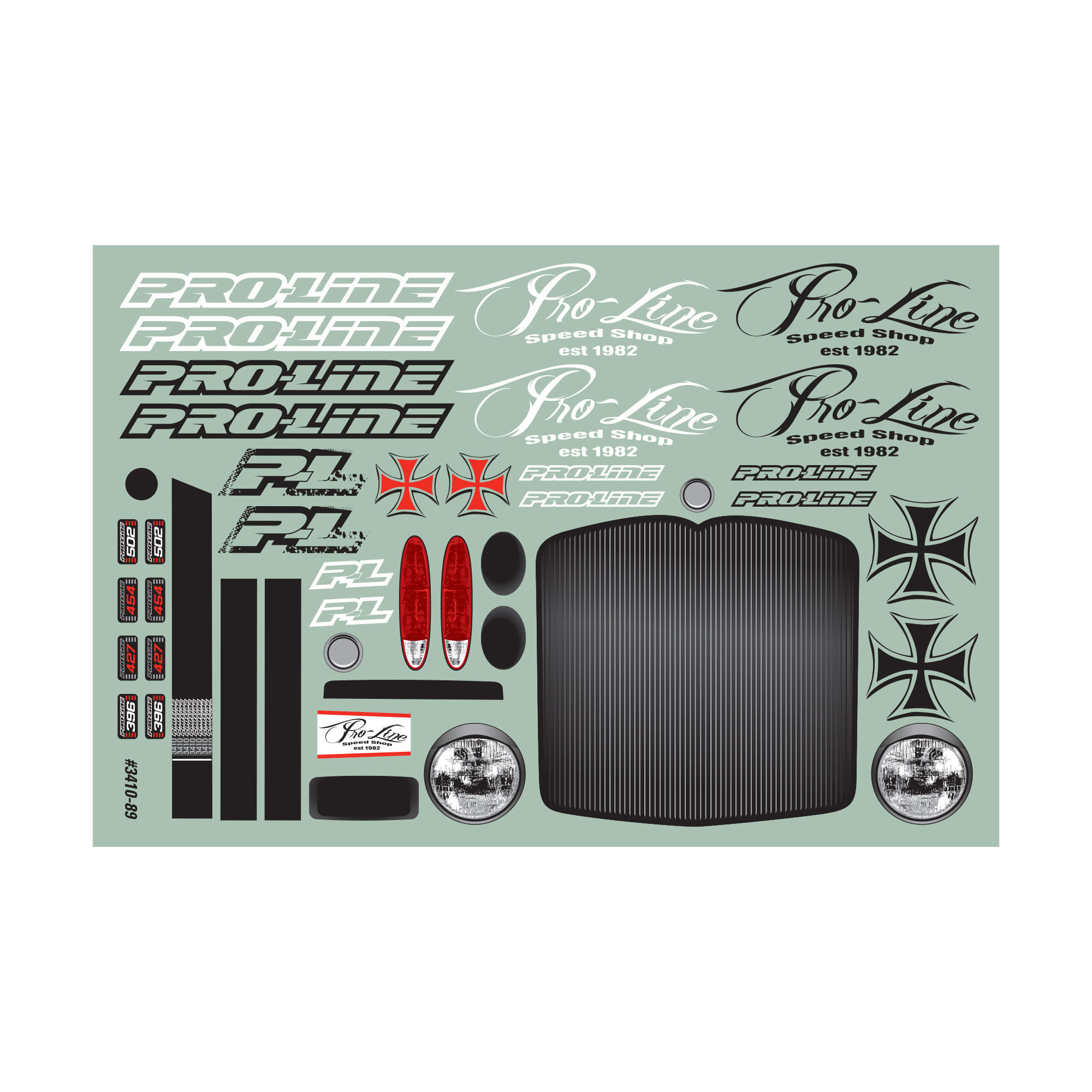 1/8 Rat Rod Clear Body: Monster Truck-11