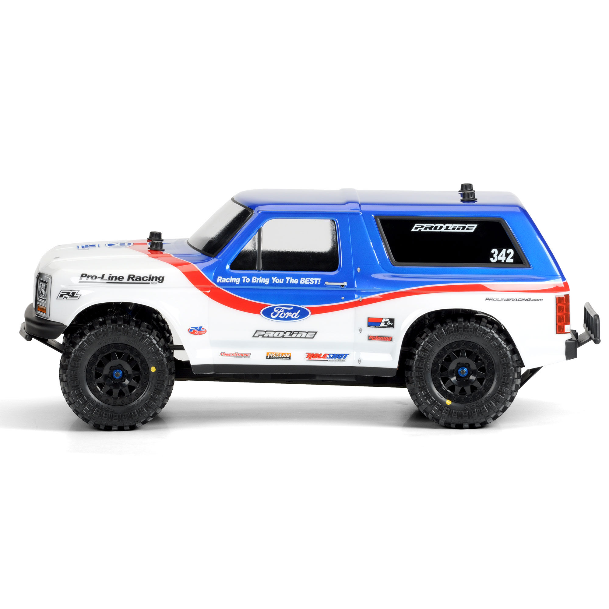 1/10 1981 Ford Bronco Clear Body: Short Course-5