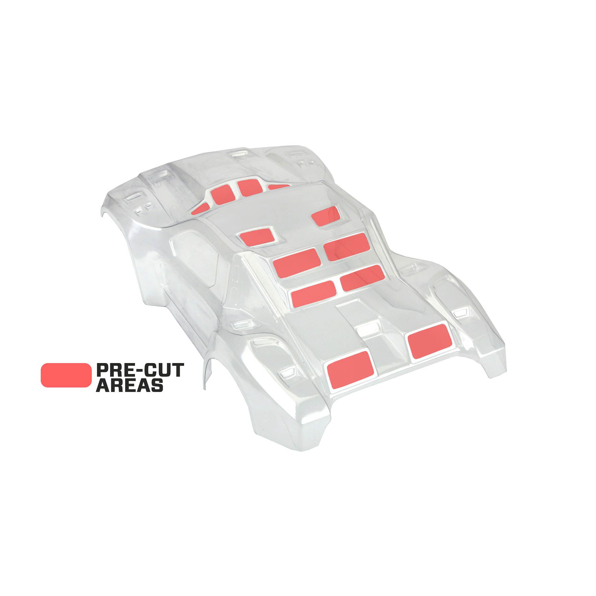 1/10 Pre-Cut Flo-Tek Fusion Clear Body: Short Course-10