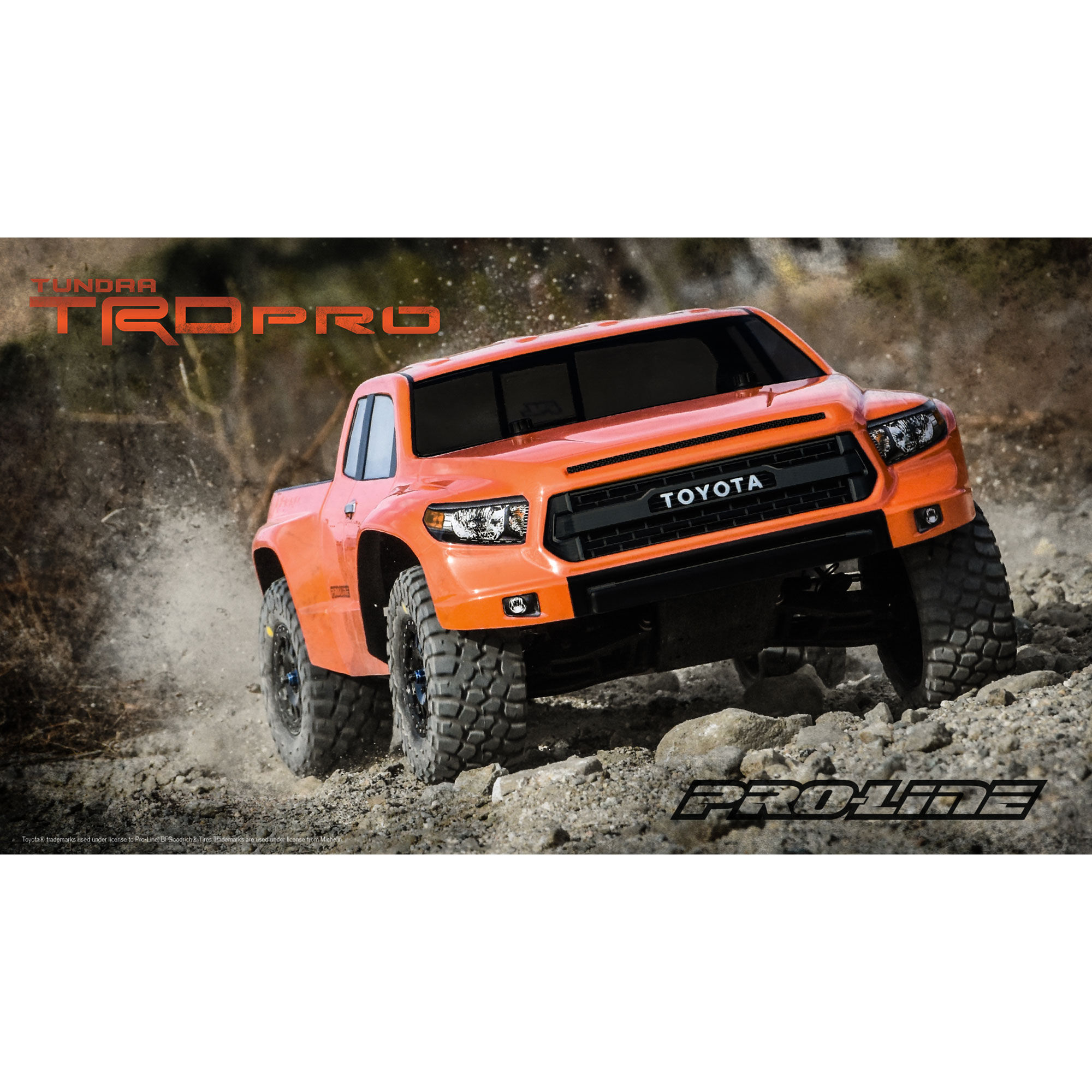 1/10 Toyota Tundra TRD Pro True Scale Clear Body: Short Cour-9
