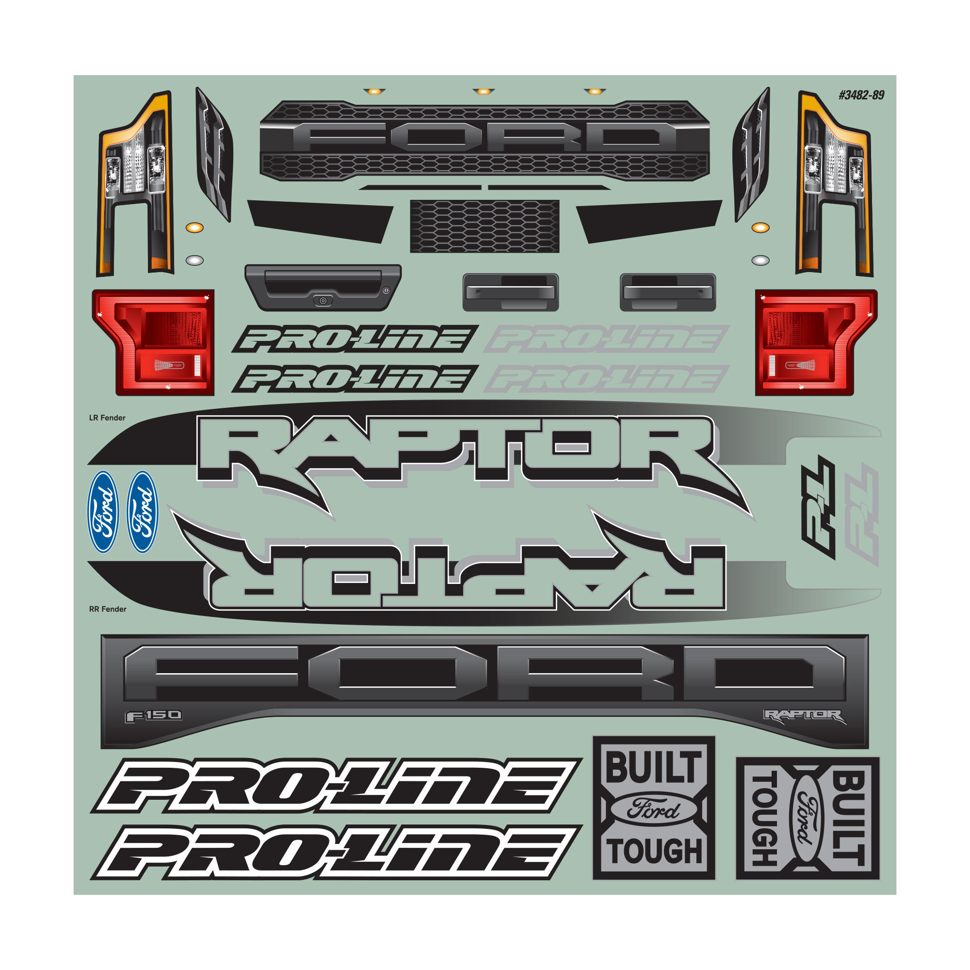 1/5 Pre-Cut 2017 Ford F-150 Raptor Clear Body: X-MAXX-8