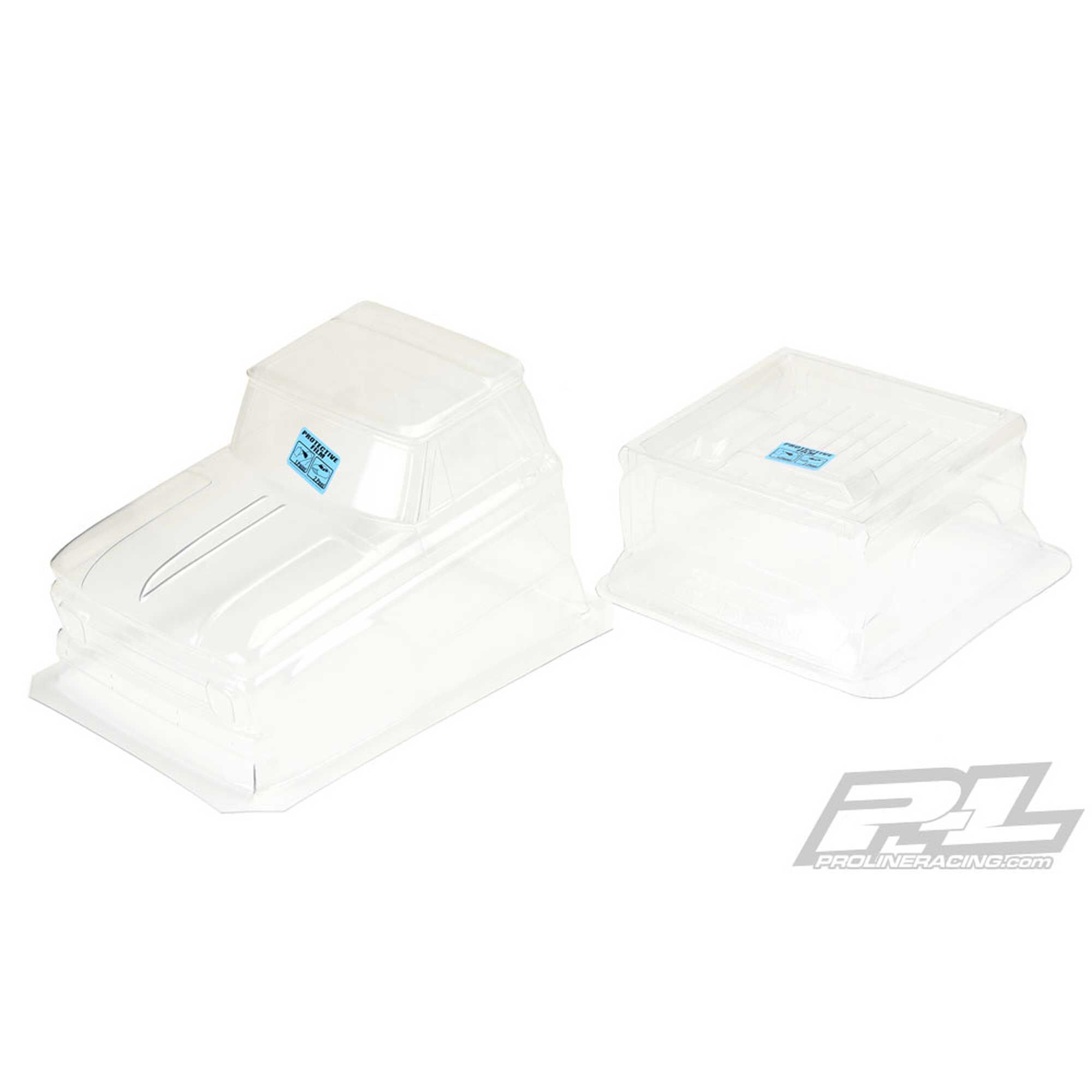 1/10 1966 Chevrolet C-10 Clear Body 12.3" (313mm) Wheelbase-3