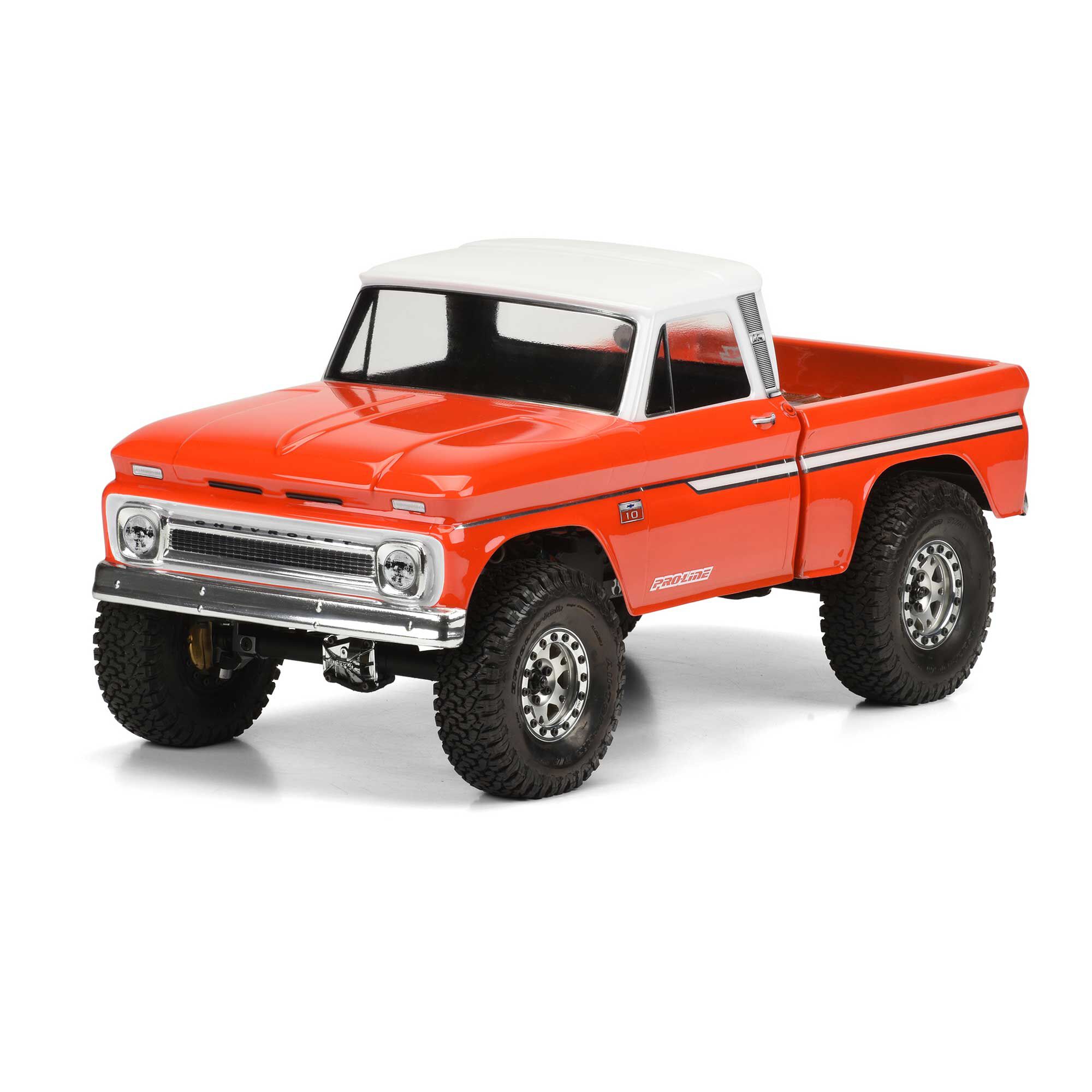 1/10 1966 Chevrolet C-10 Clear Body 12.3" (313mm) Wheelbase-4