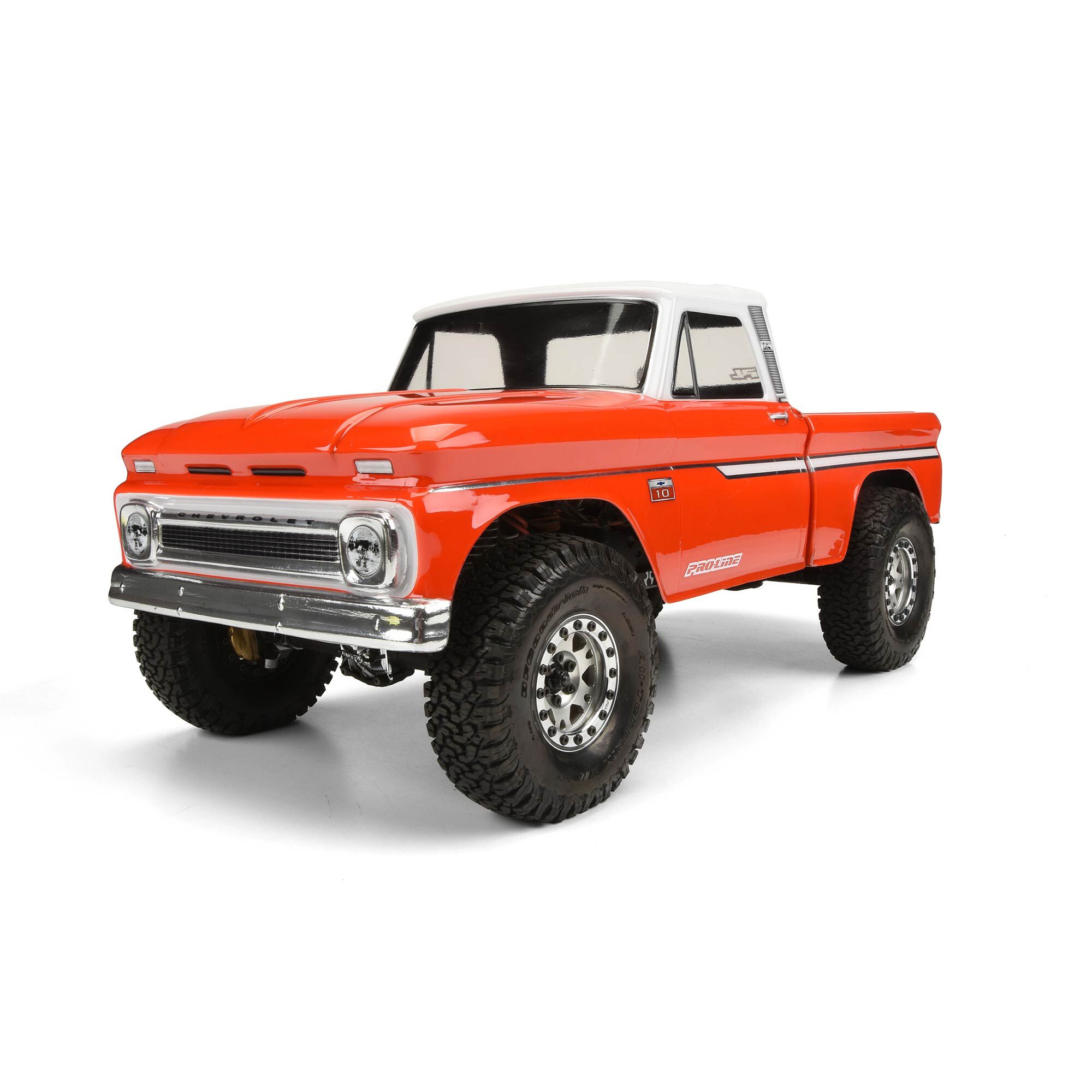1/10 1966 Chevrolet C-10 Clear Body 12.3" (313mm) Wheelbase-9