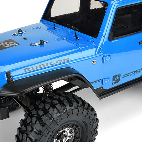 1/10 Jeep Wrangler Unlimited Rubicon Clr Body 12.8" WB TRX-4-5