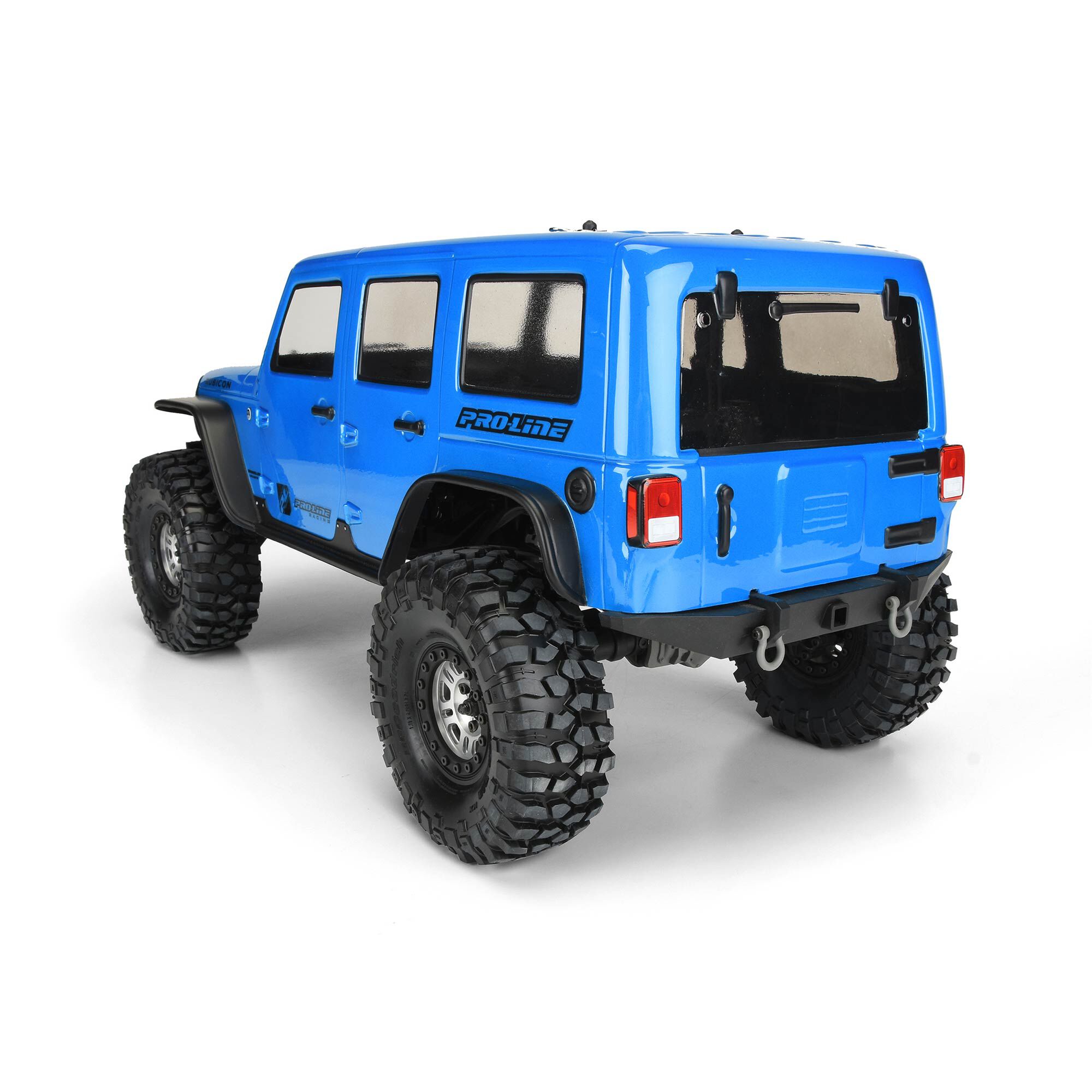 1/10 Jeep Wrangler Unlimited Rubicon Clr Body 12.8" WB TRX-4-6
