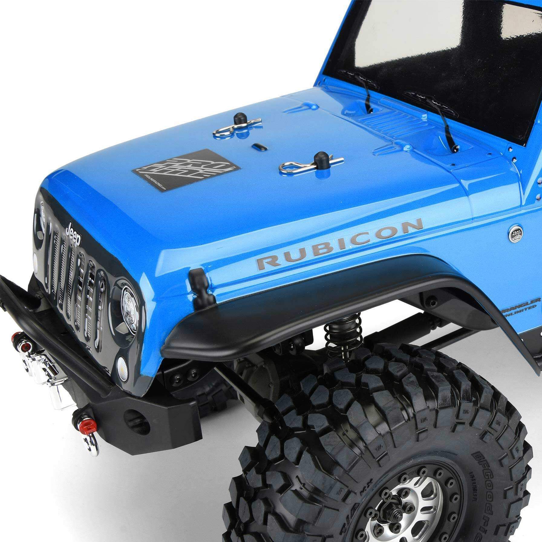 1/10 Jeep Wrangler Unlimited Rubicon Clr Body 12.8" WB TRX-4-7