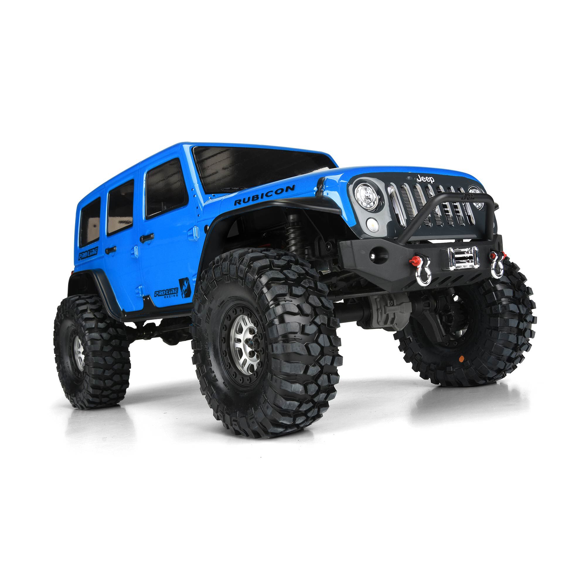 1/10 Jeep Wrangler Unlimited Rubicon Clr Body 12.8" WB TRX-4-9