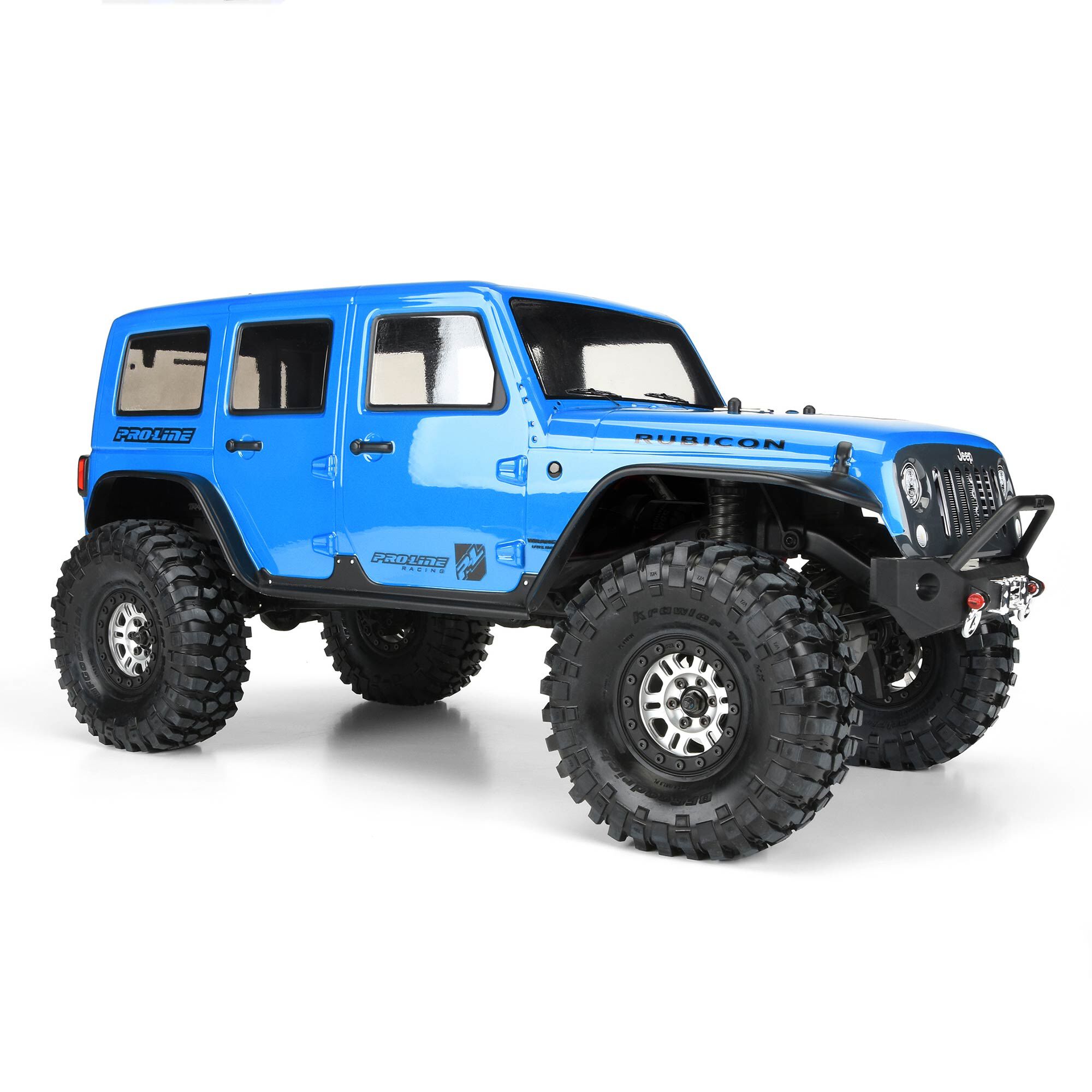 1/10 Jeep Wrangler Unlimited Rubicon Clr Body 12.8" WB TRX-4-11