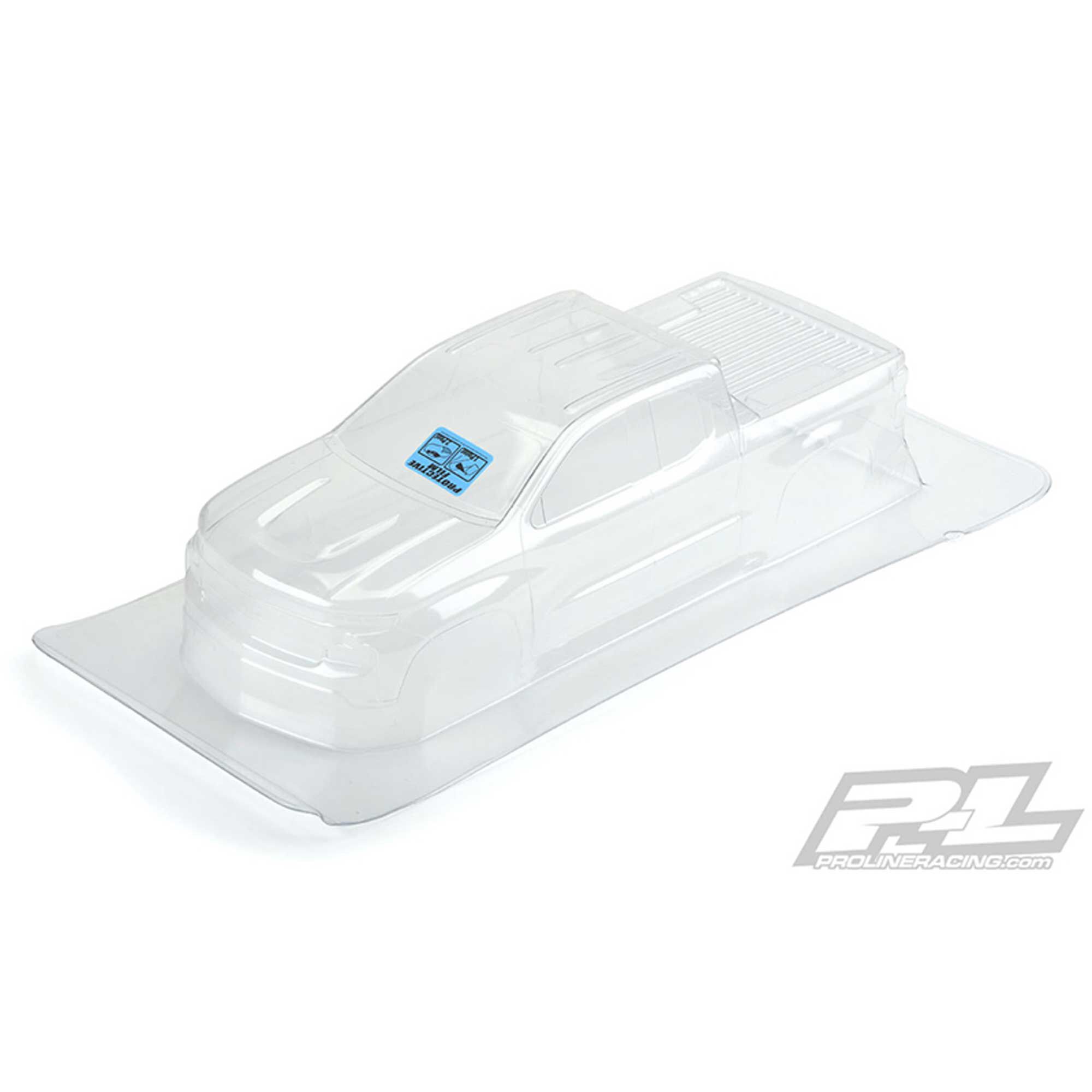 1/10 2019 Chevy Silverado Z71 Trail Boss Clear Body: Stamped-3