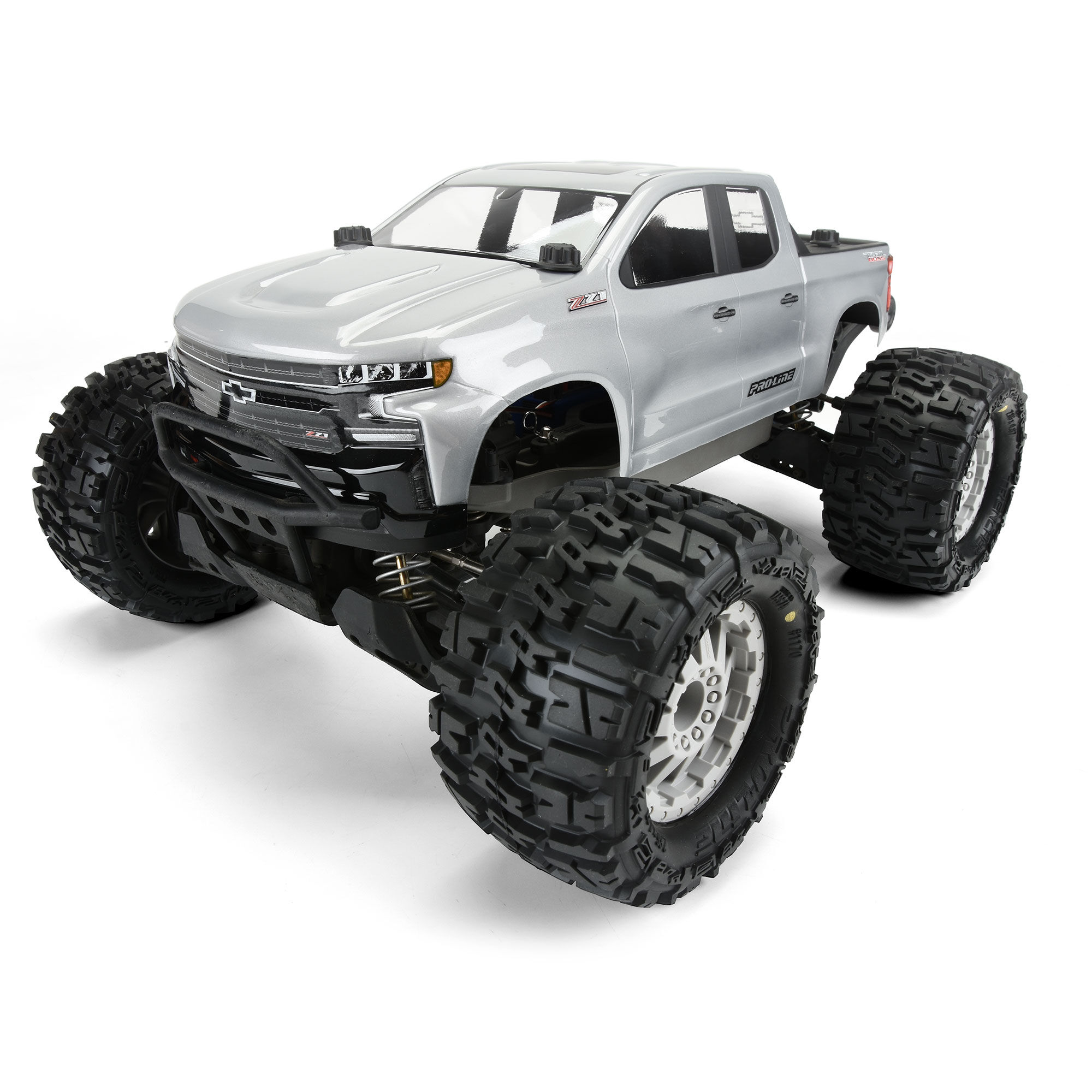 1/10 2019 Chevy Silverado Z71 Trail Boss Clear Body: Stamped-7