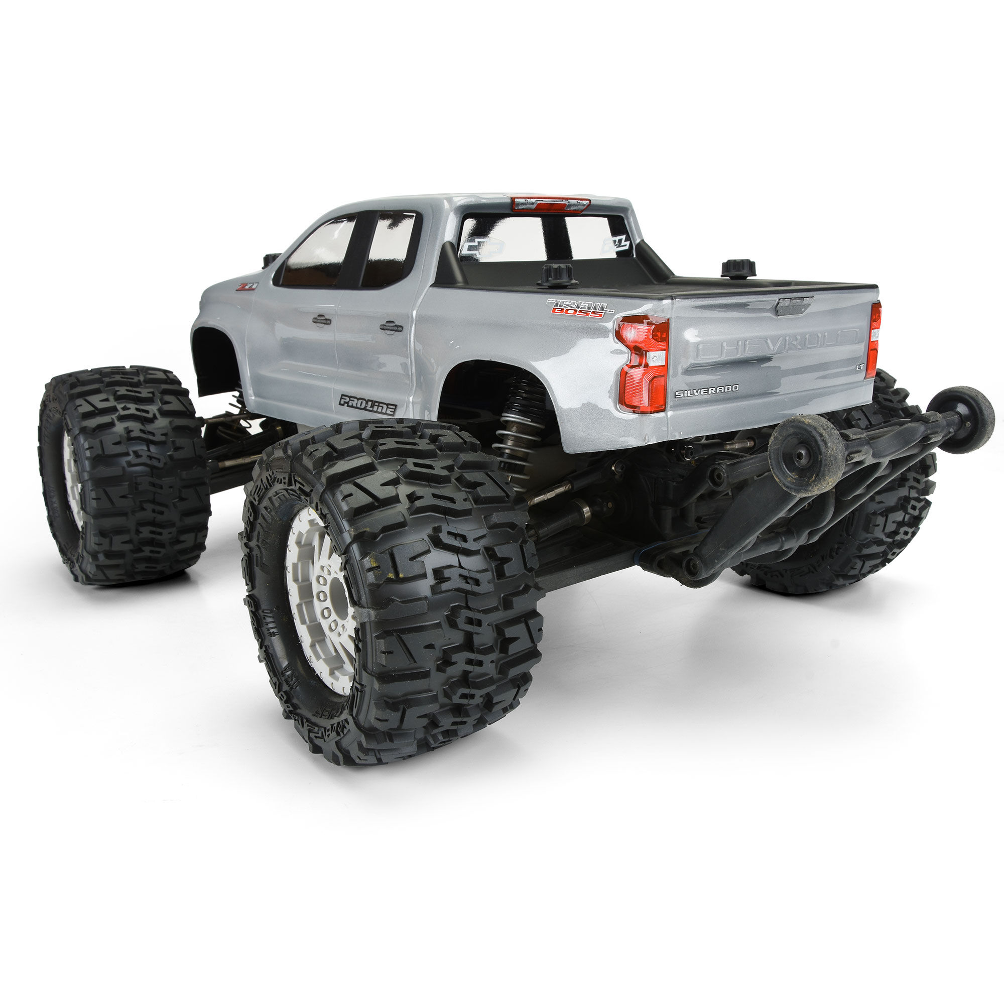 1/10 2019 Chevy Silverado Z71 Trail Boss Clear Body: Stamped-8