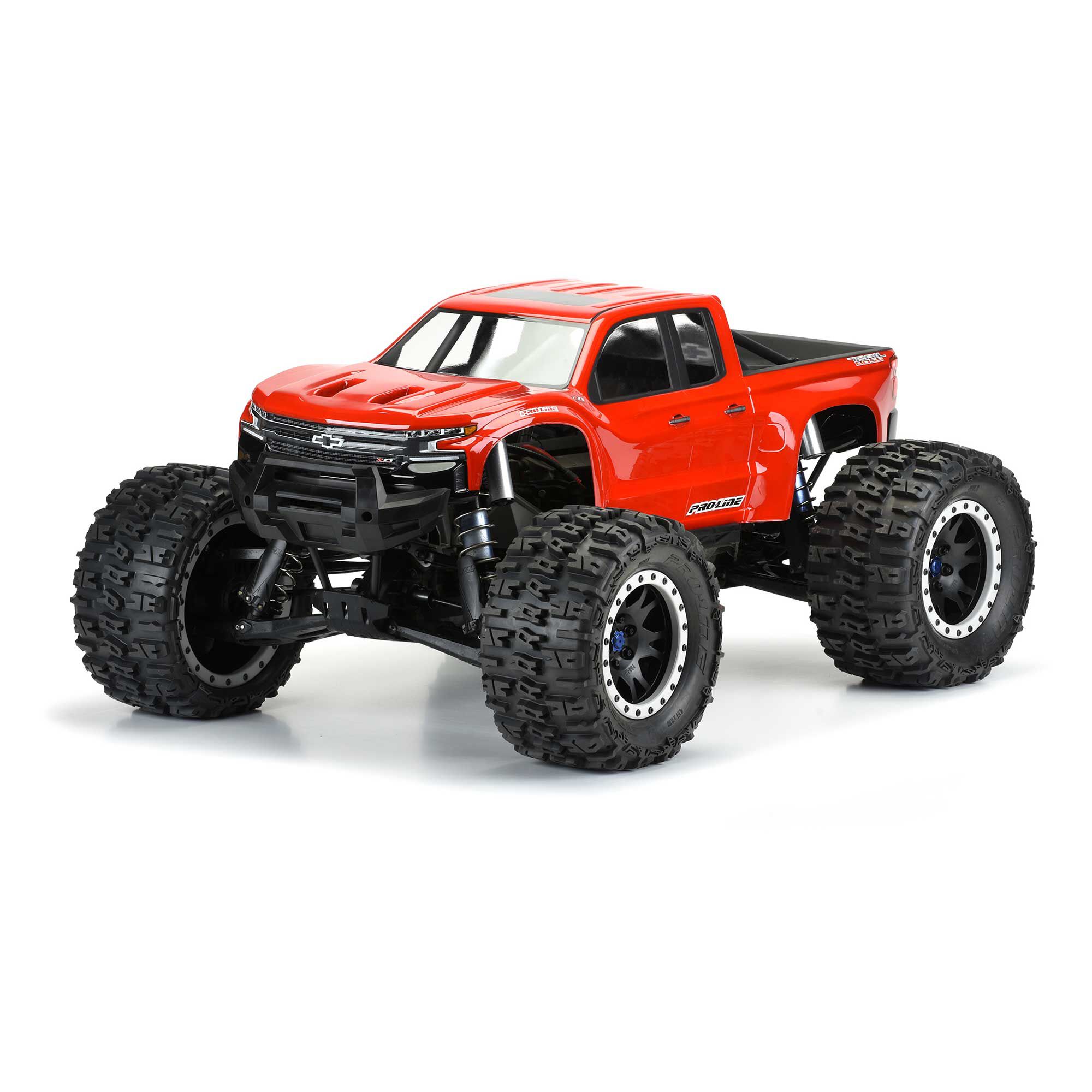 1/5 Pre-Cut 2019 Chevy Silverado Z71 Trail Boss Clear Body:-3