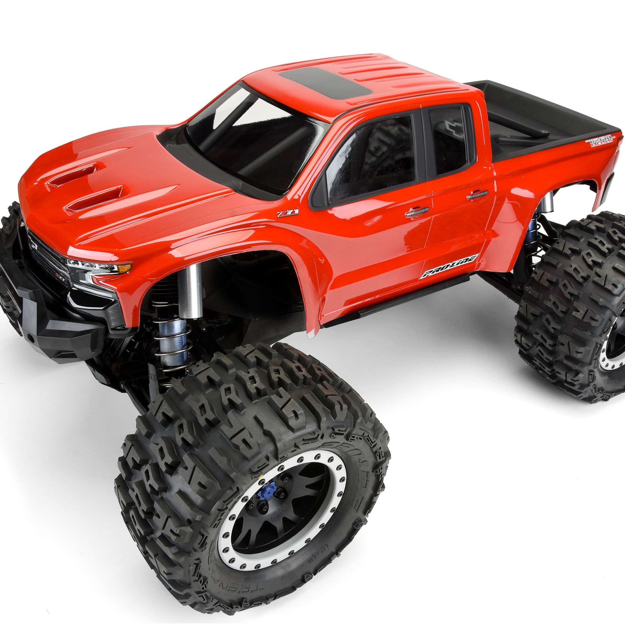 1/5 Pre-Cut 2019 Chevy Silverado Z71 Trail Boss Clear Body:-7