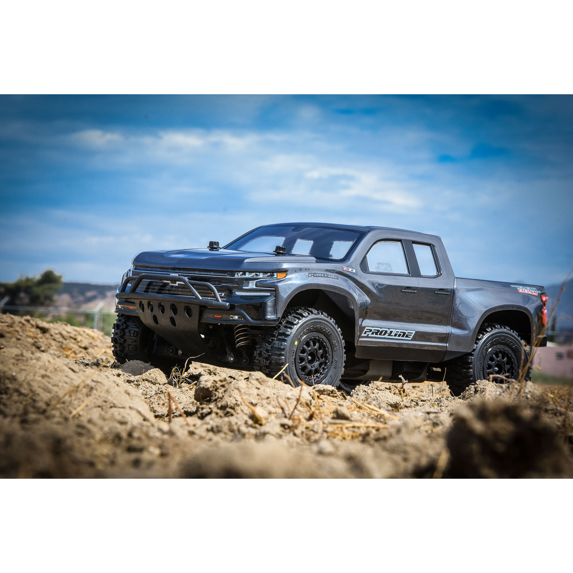 1/10 2019 Chevy Silverado Z71 Trail Boss Clear Body: Short C-10