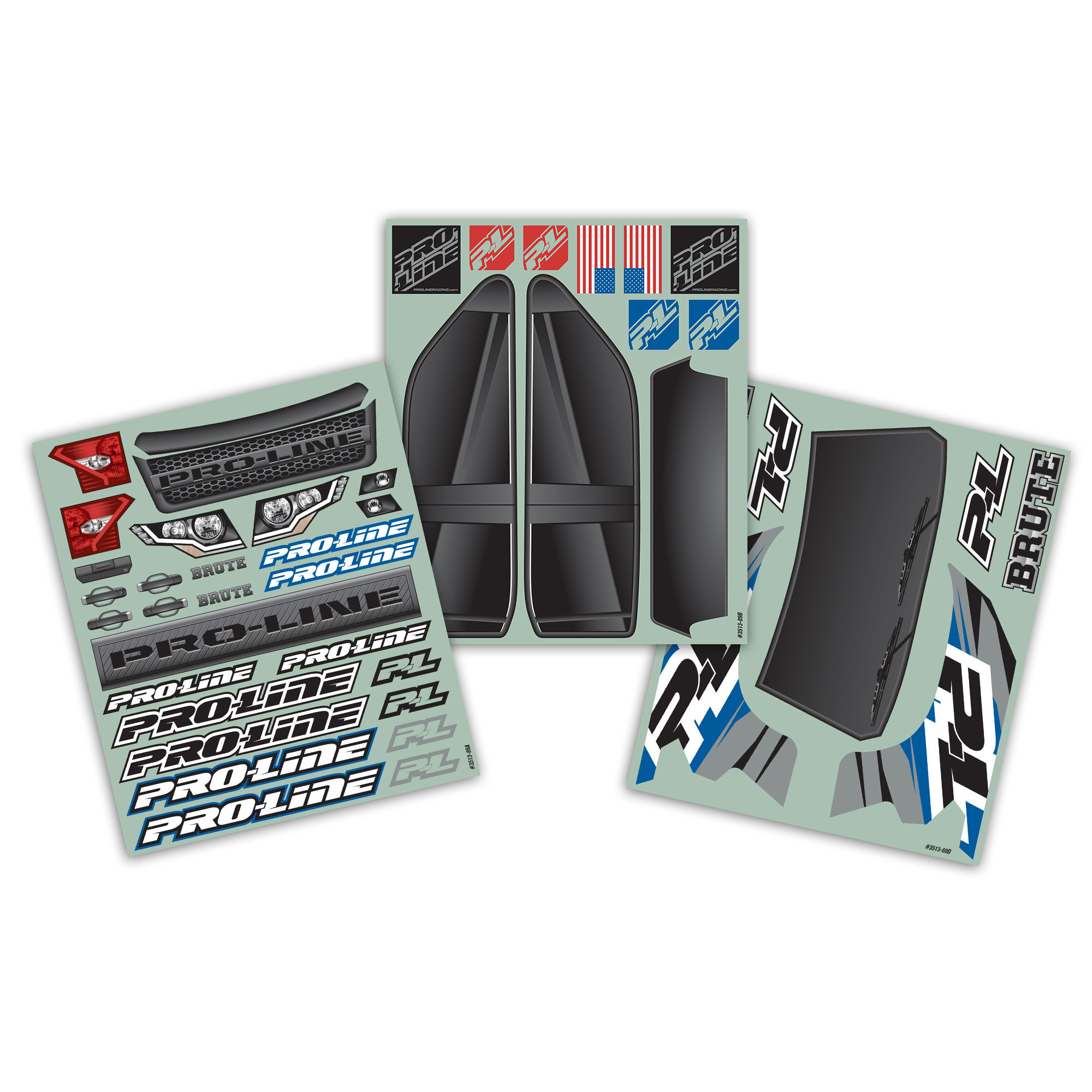 1/5 Pre-Cut Brute Bash Armor Black Body: X-MAXX-2