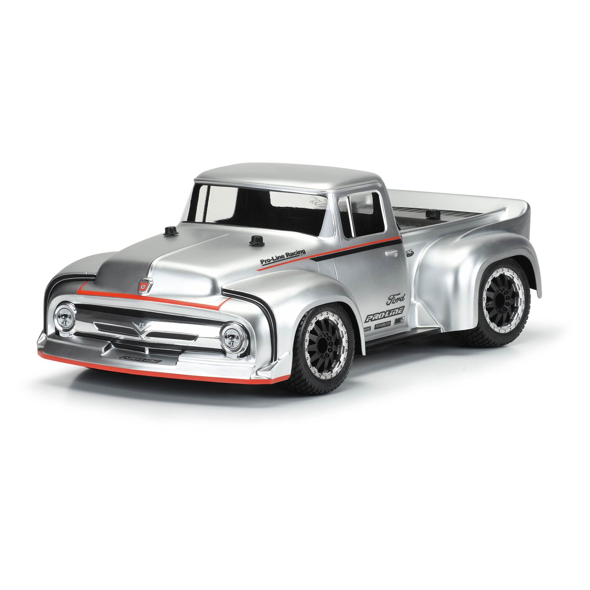 1/10 1956 Ford F-100 Pro-Touring Street Truck Clear Body-3