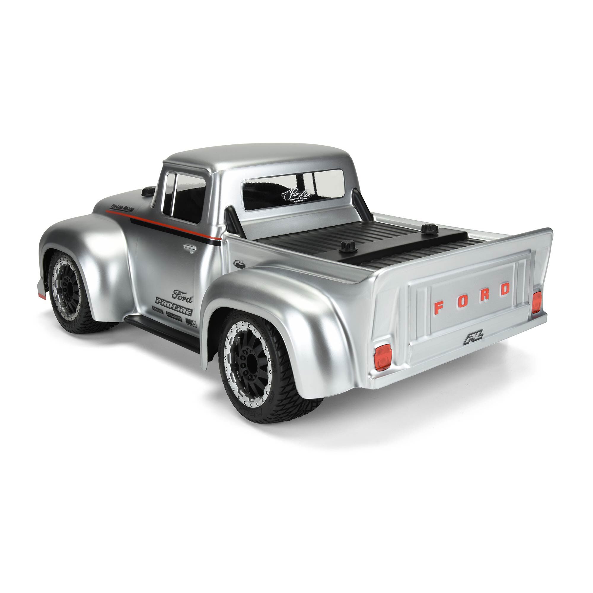 1/10 1956 Ford F-100 Pro-Touring Street Truck Clear Body-5