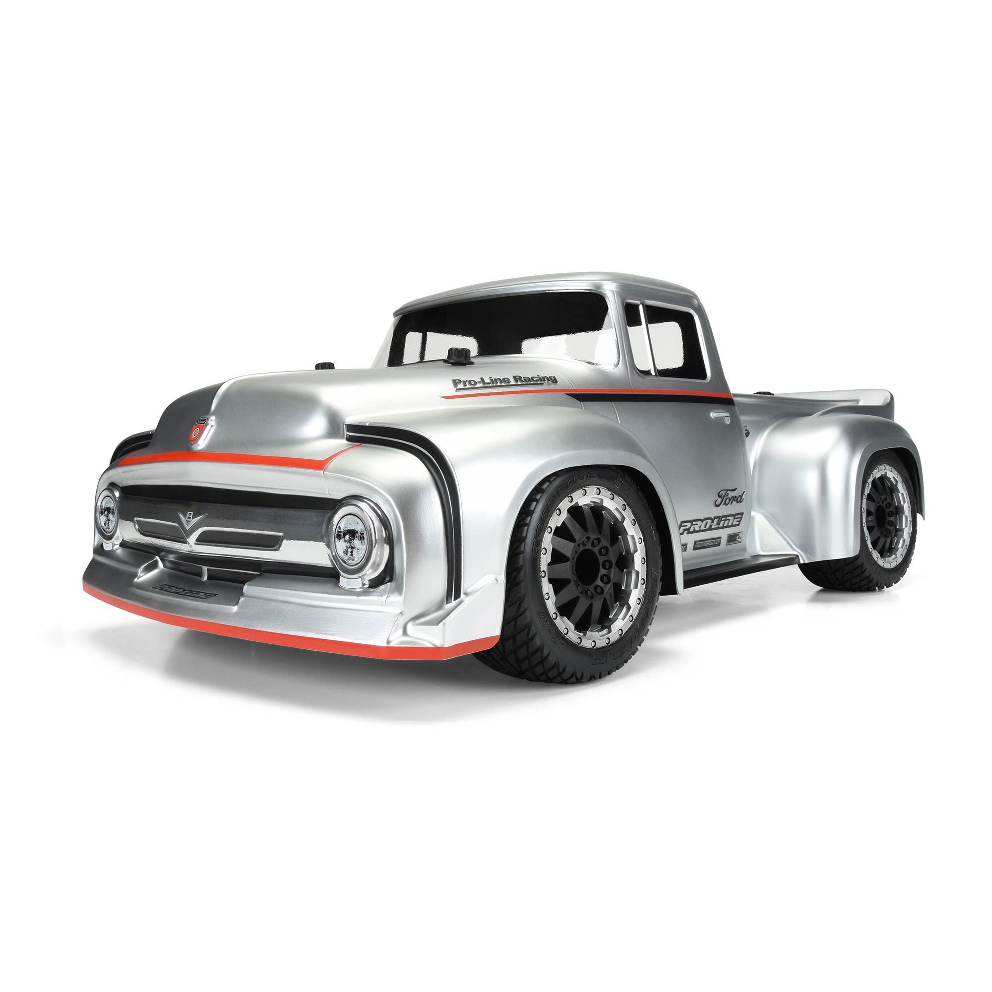 1/10 1956 Ford F-100 Pro-Touring Street Truck Clear Body-6