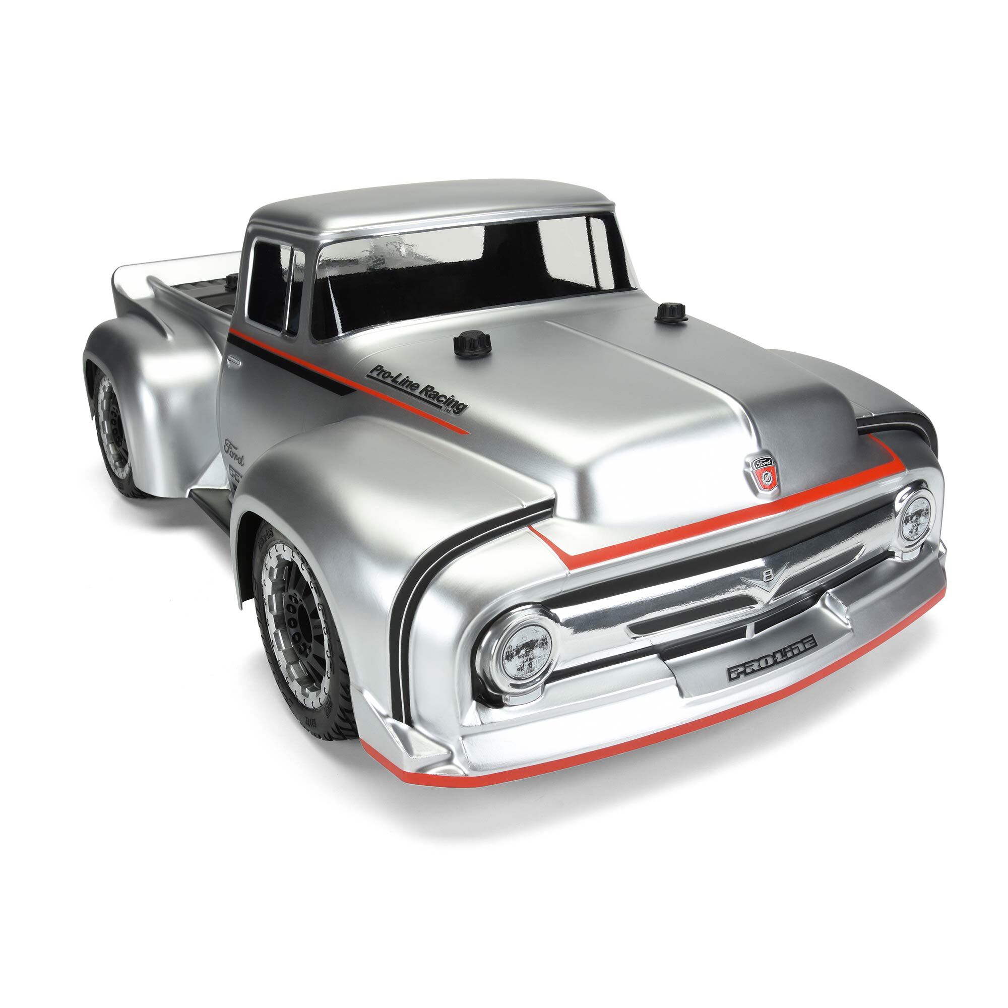 1/10 1956 Ford F-100 Pro-Touring Street Truck Clear Body-8
