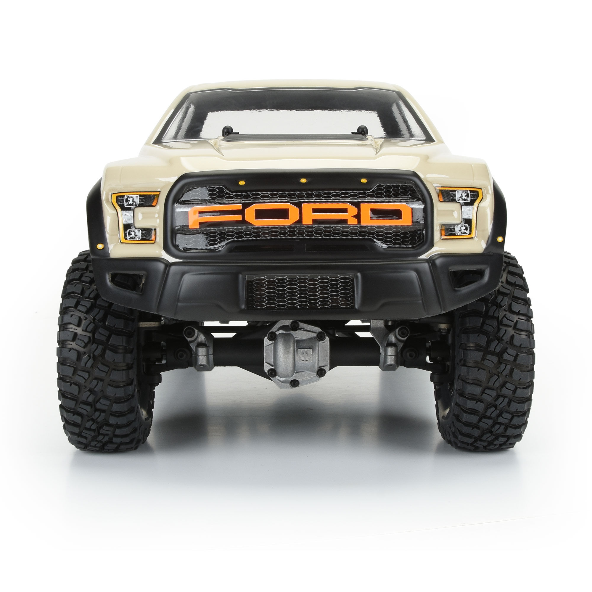 1/10 2017 Ford F-150 Raptor Clear Body 12.3" (313mm) WB Crwl-5