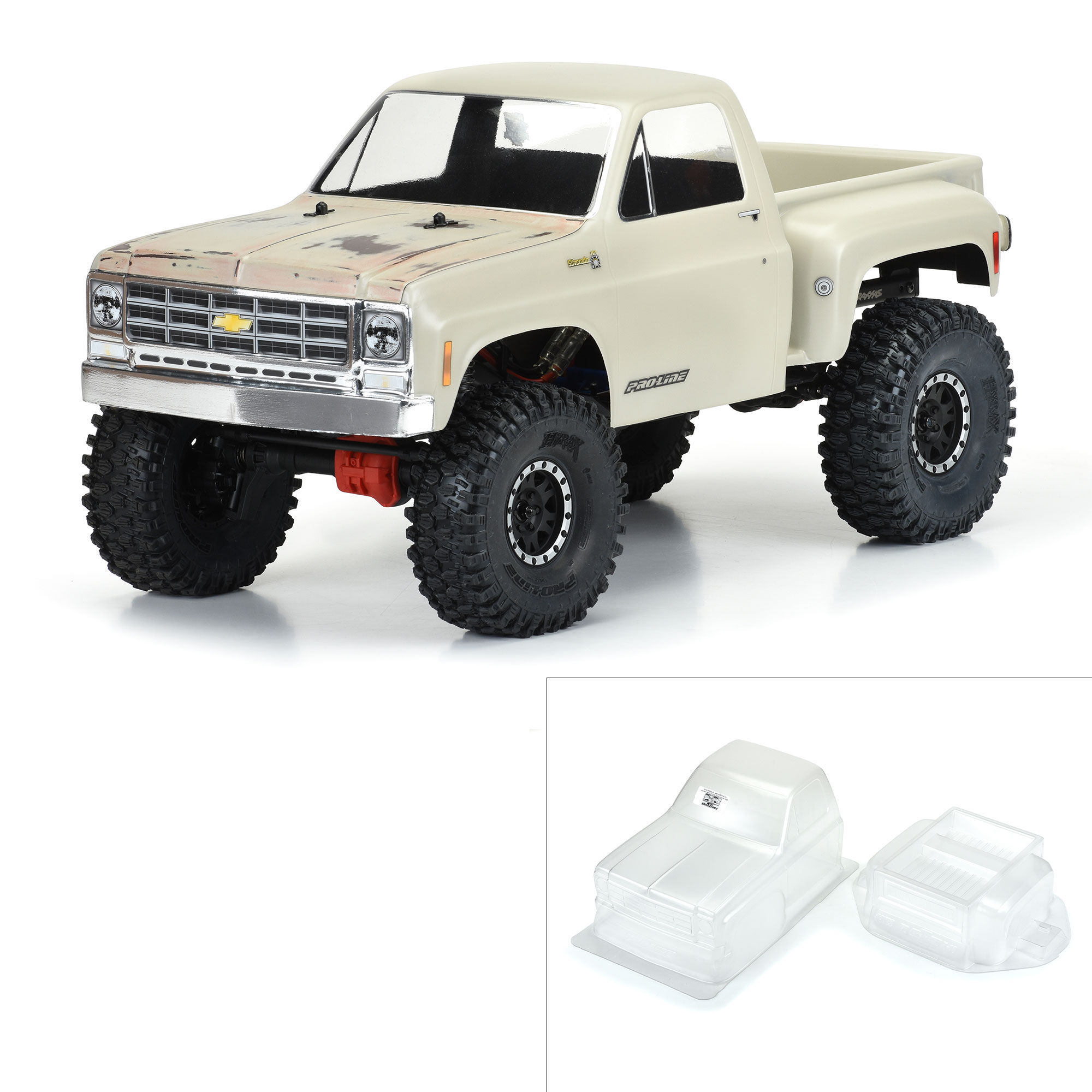 1/10 1978 Chevy K-10 Clear Body 12.3