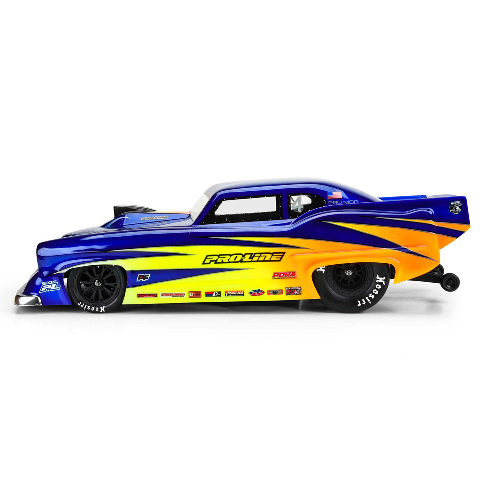 1/10 Super J Pro-Mod Clear Body: Drag Car-4