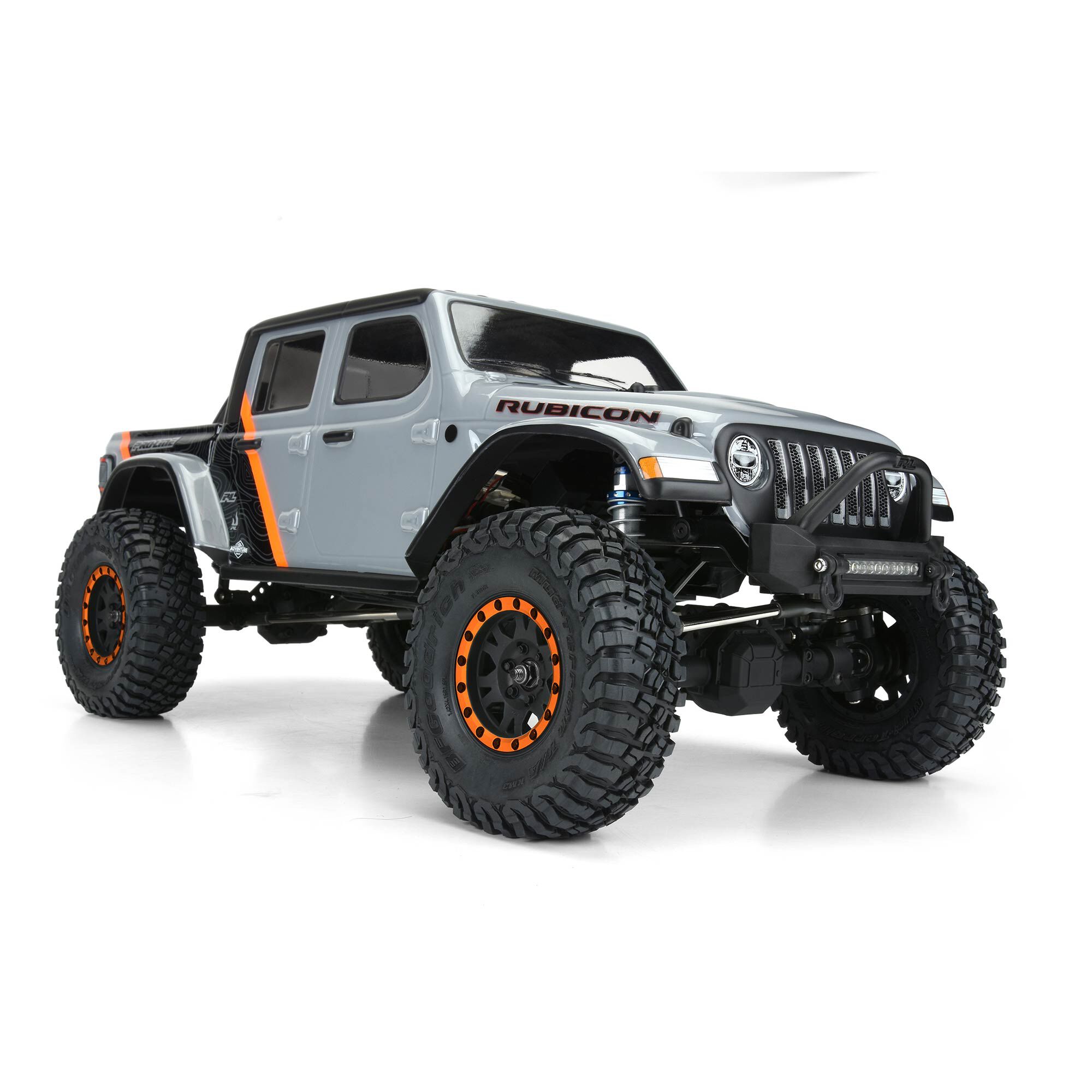 1/10 2020 Jeep Gladiator Clear Body 12.3" (313mm) Wheelbase-9