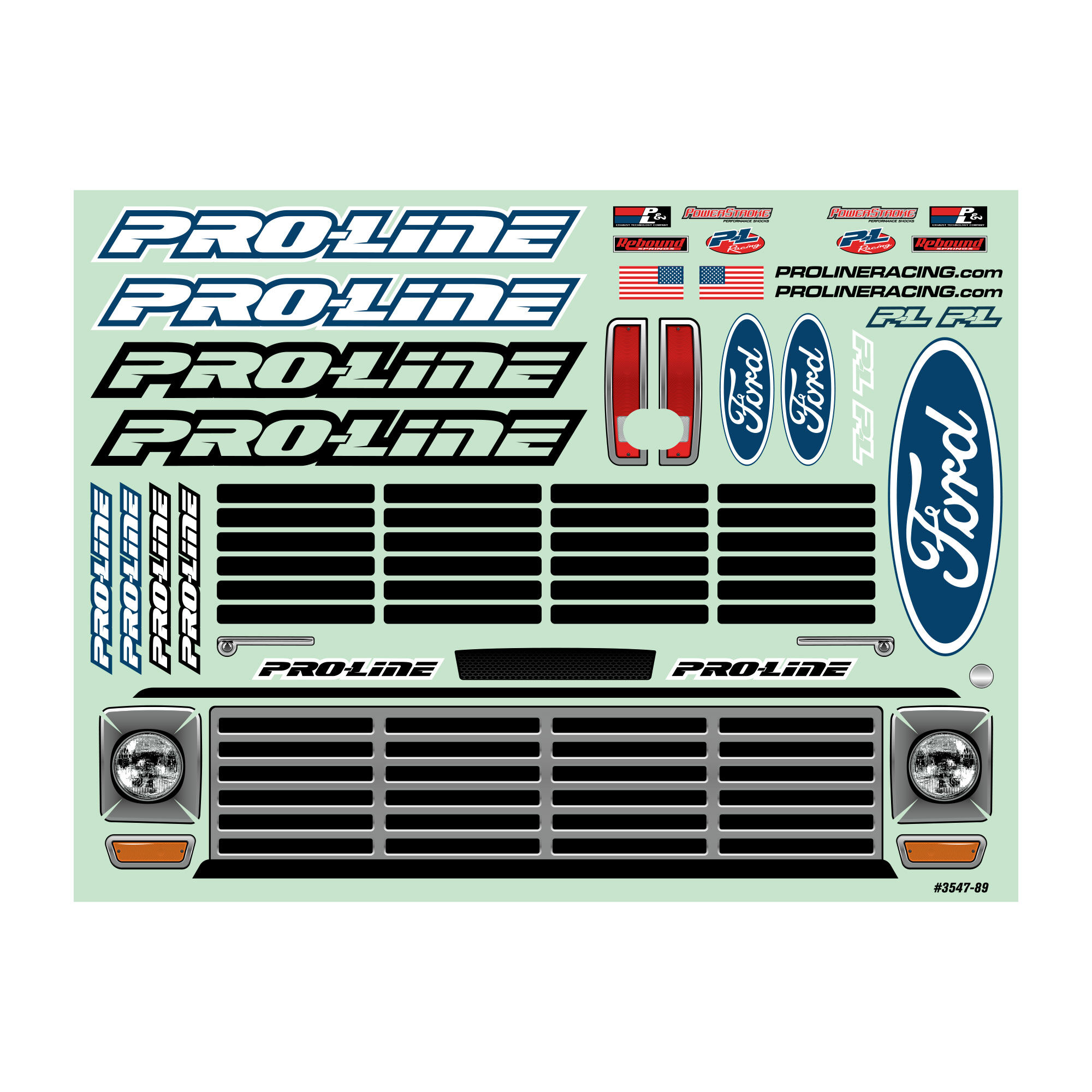 1/7 Pre-Cut 1967 Ford F-100 Truck Clear Body: Unlimited Dese-7