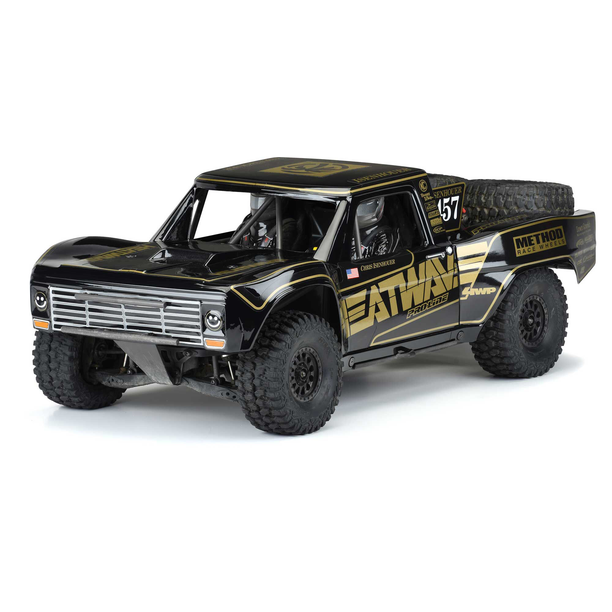 1/7 Pre-Cut 1967 Ford F-100 Heatwave Black: Unlimited Desert-3