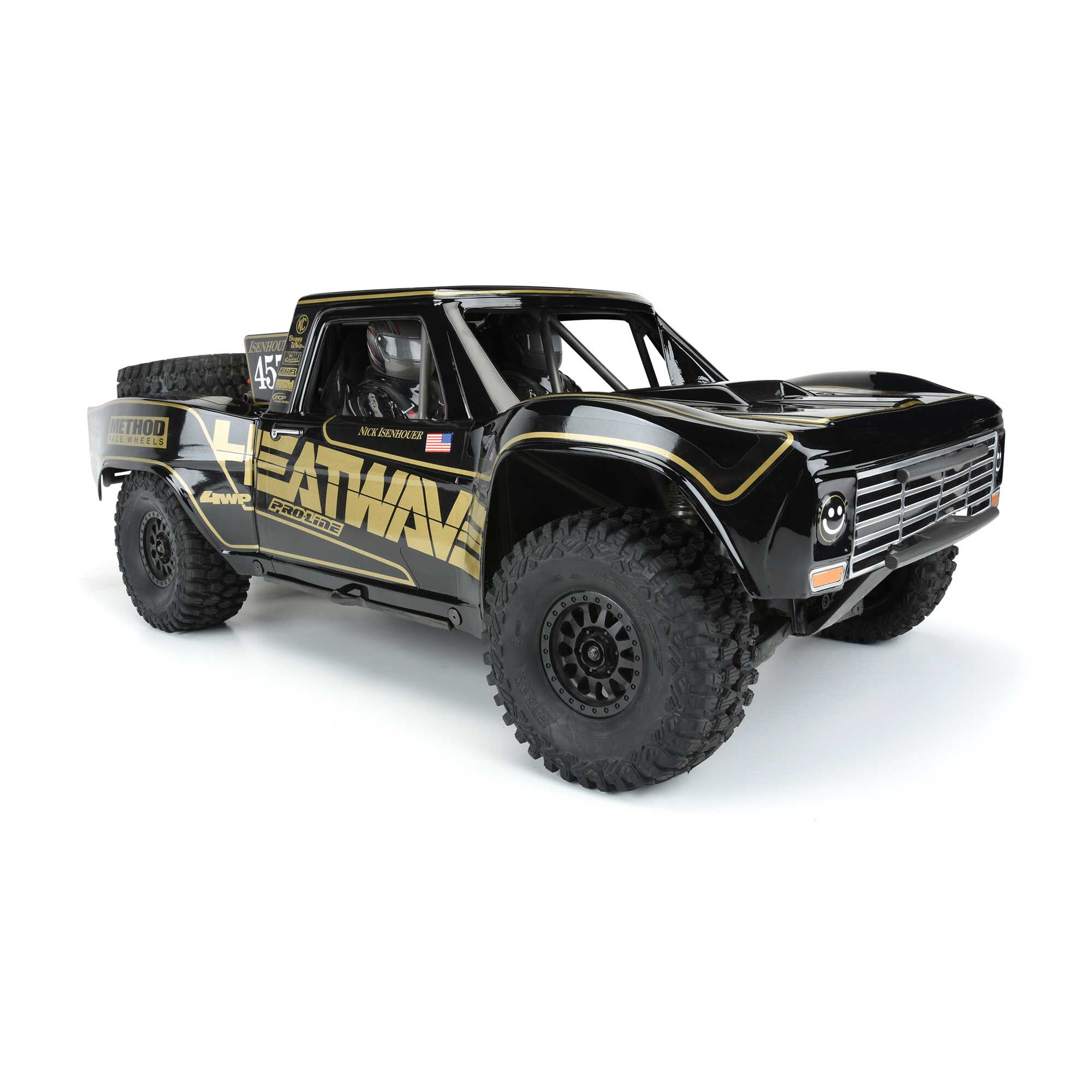 1/7 Pre-Cut 1967 Ford F-100 Heatwave Black: Unlimited Desert-7