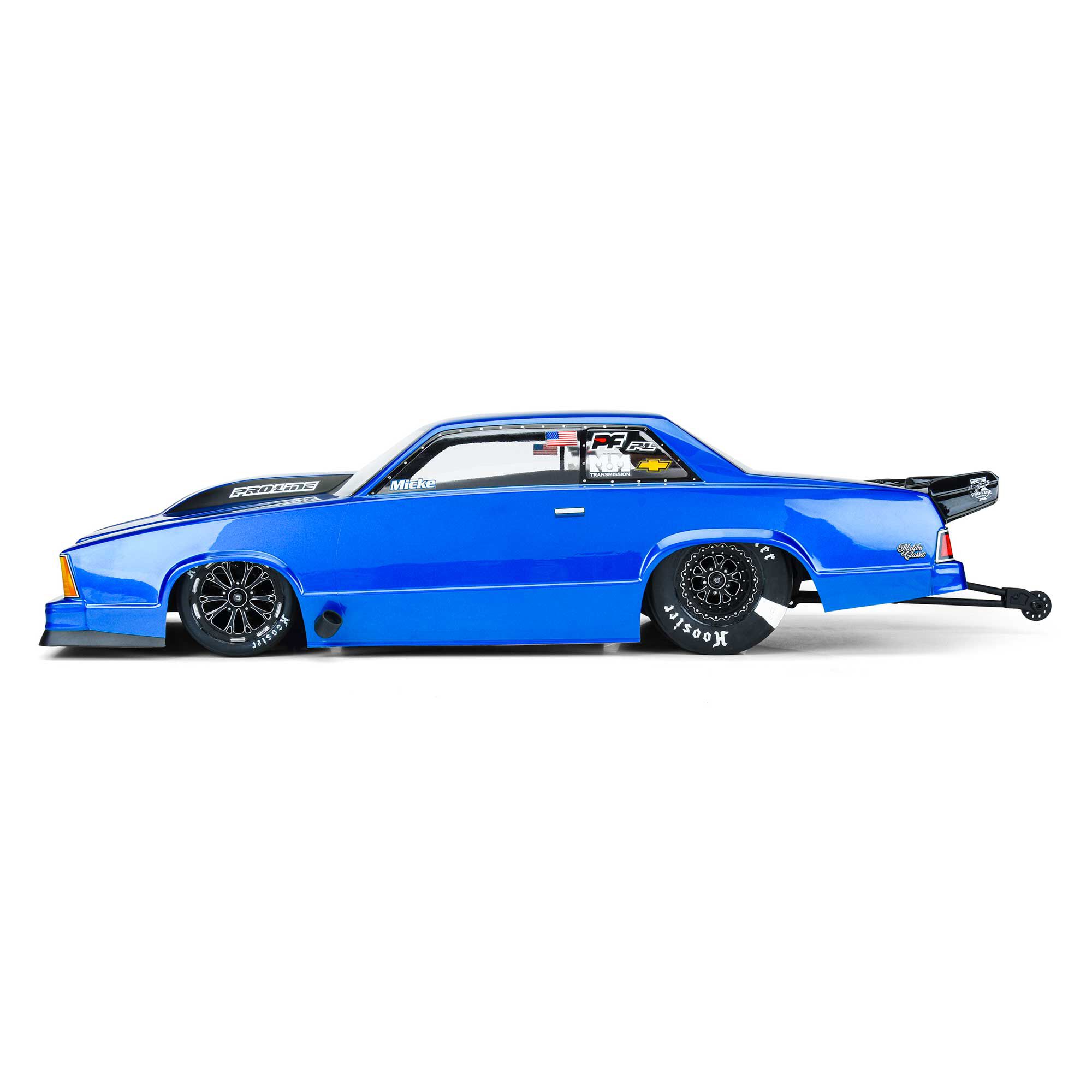 1/10 1978 Chevrolet Malibu Clear Body: Drag Car-3